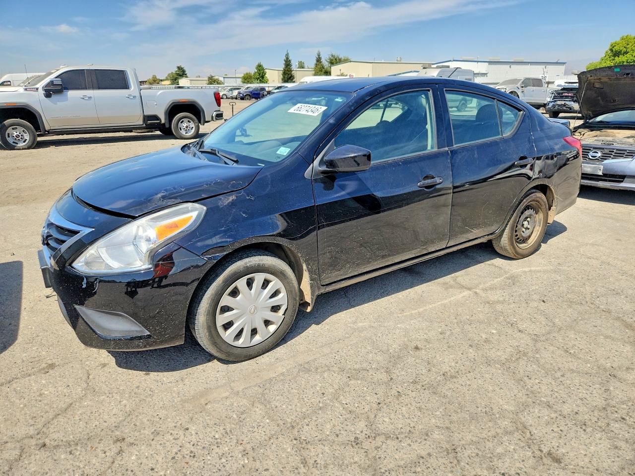 2017 Nissan Versa 1.6 S Plus Black vin: 3N1CN7AP5HL904933