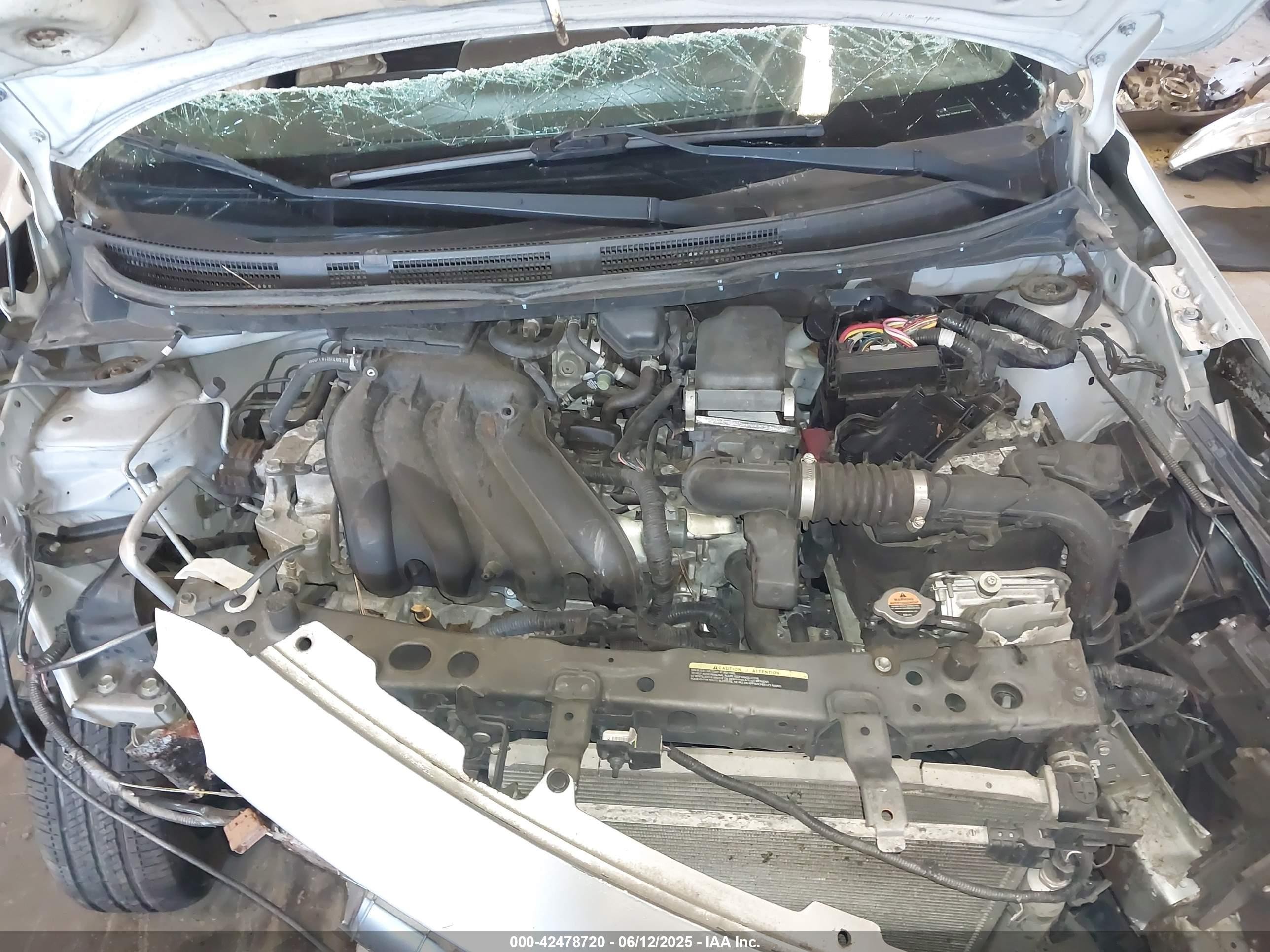 2019 Nissan Versa 1.6 Sv Gray vin: 3N1CN7AP5KL800661