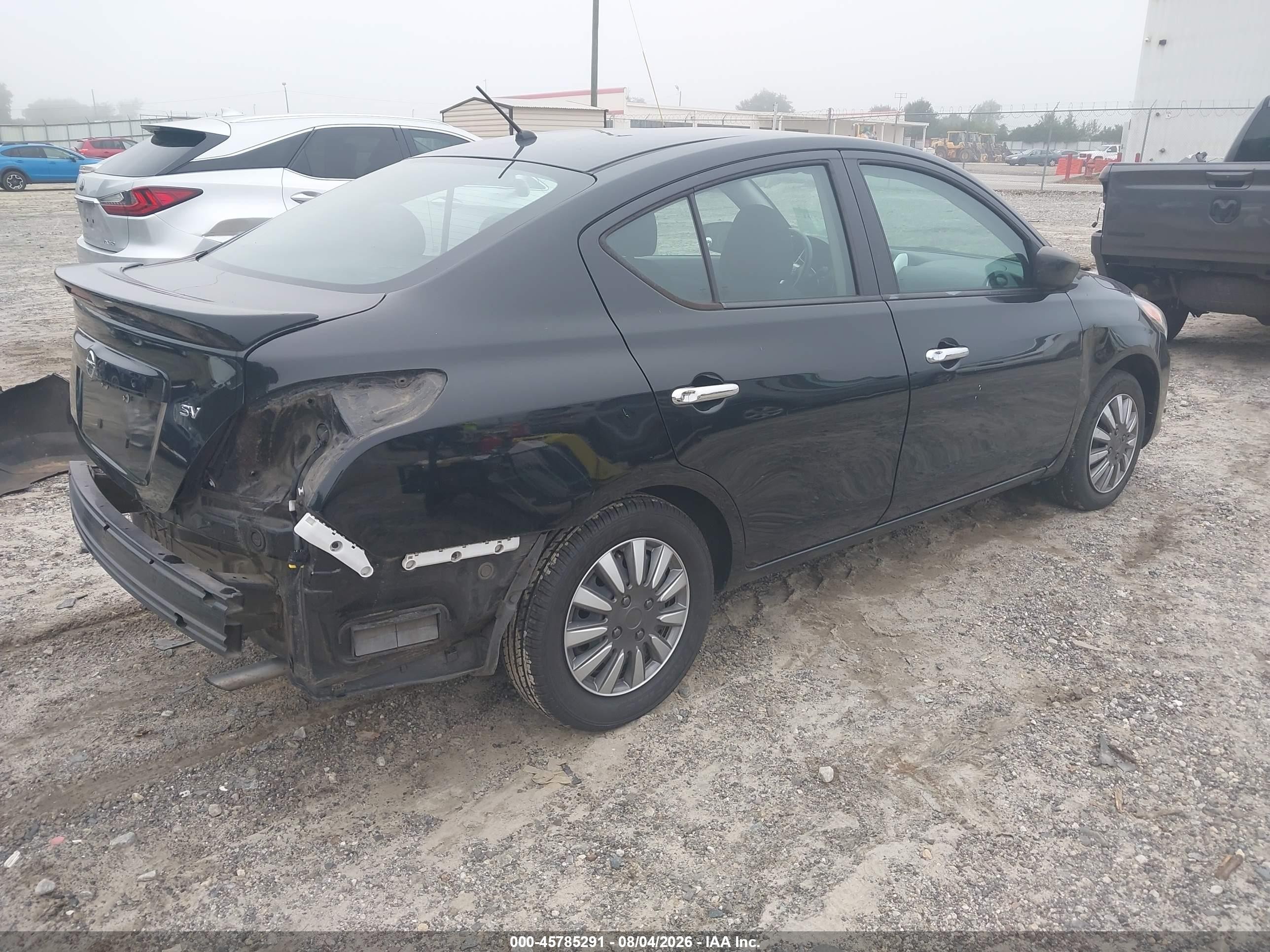 2019 Nissan Versa 1.6 Sv Черный vin: 3N1CN7AP5KL812907