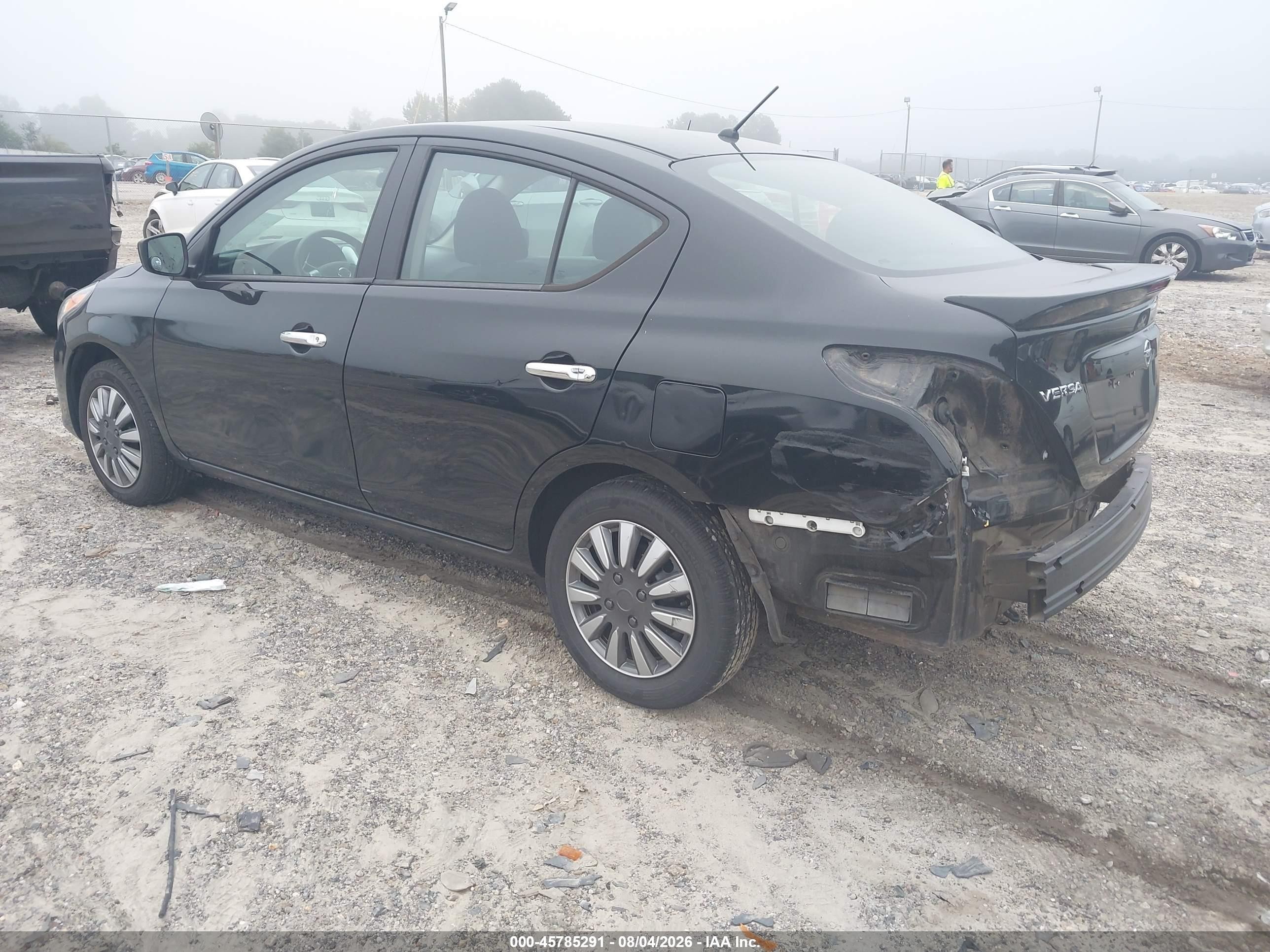 2019 Nissan Versa 1.6 Sv Черный vin: 3N1CN7AP5KL812907