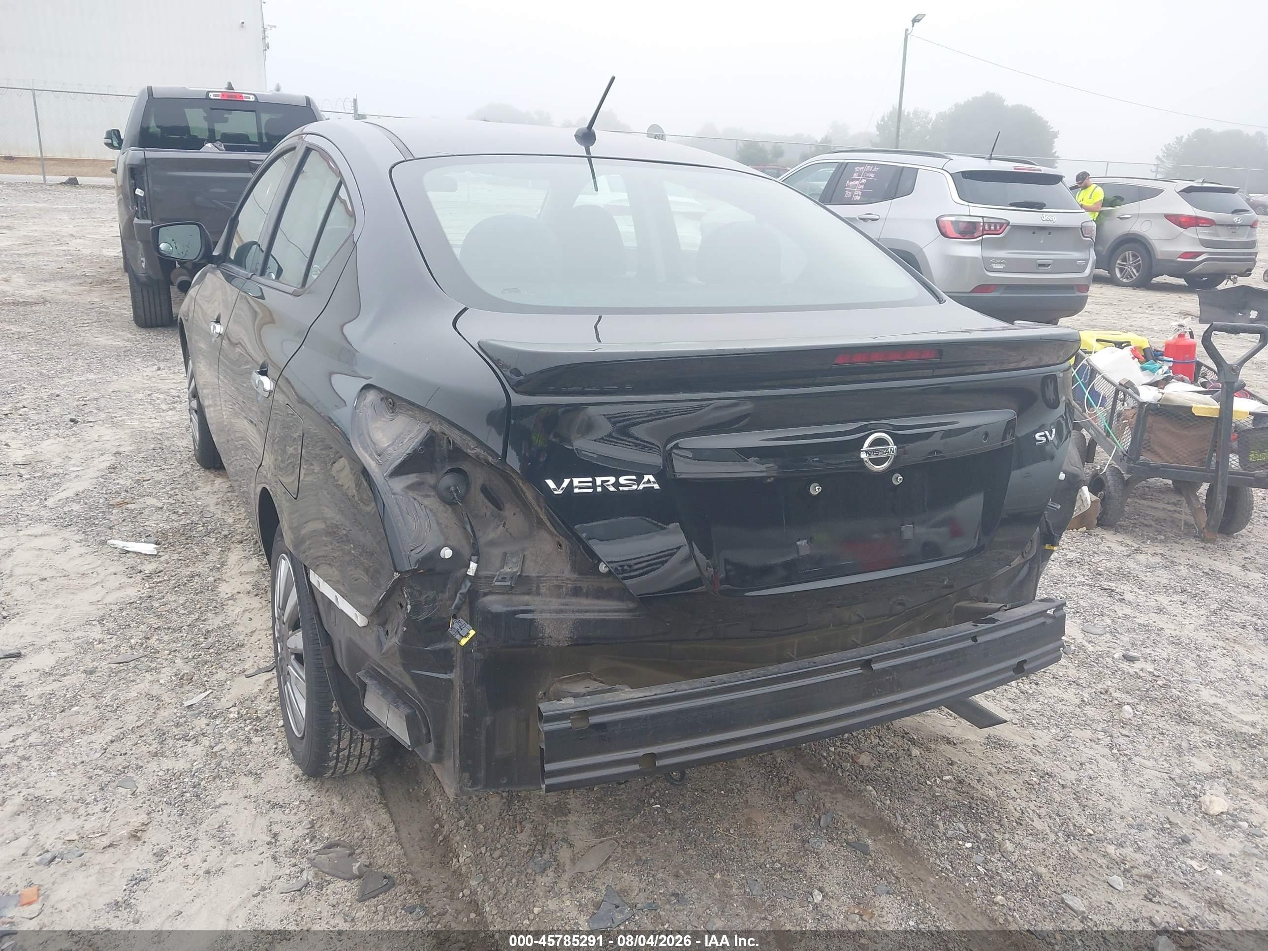 2019 Nissan Versa 1.6 Sv Черный vin: 3N1CN7AP5KL812907