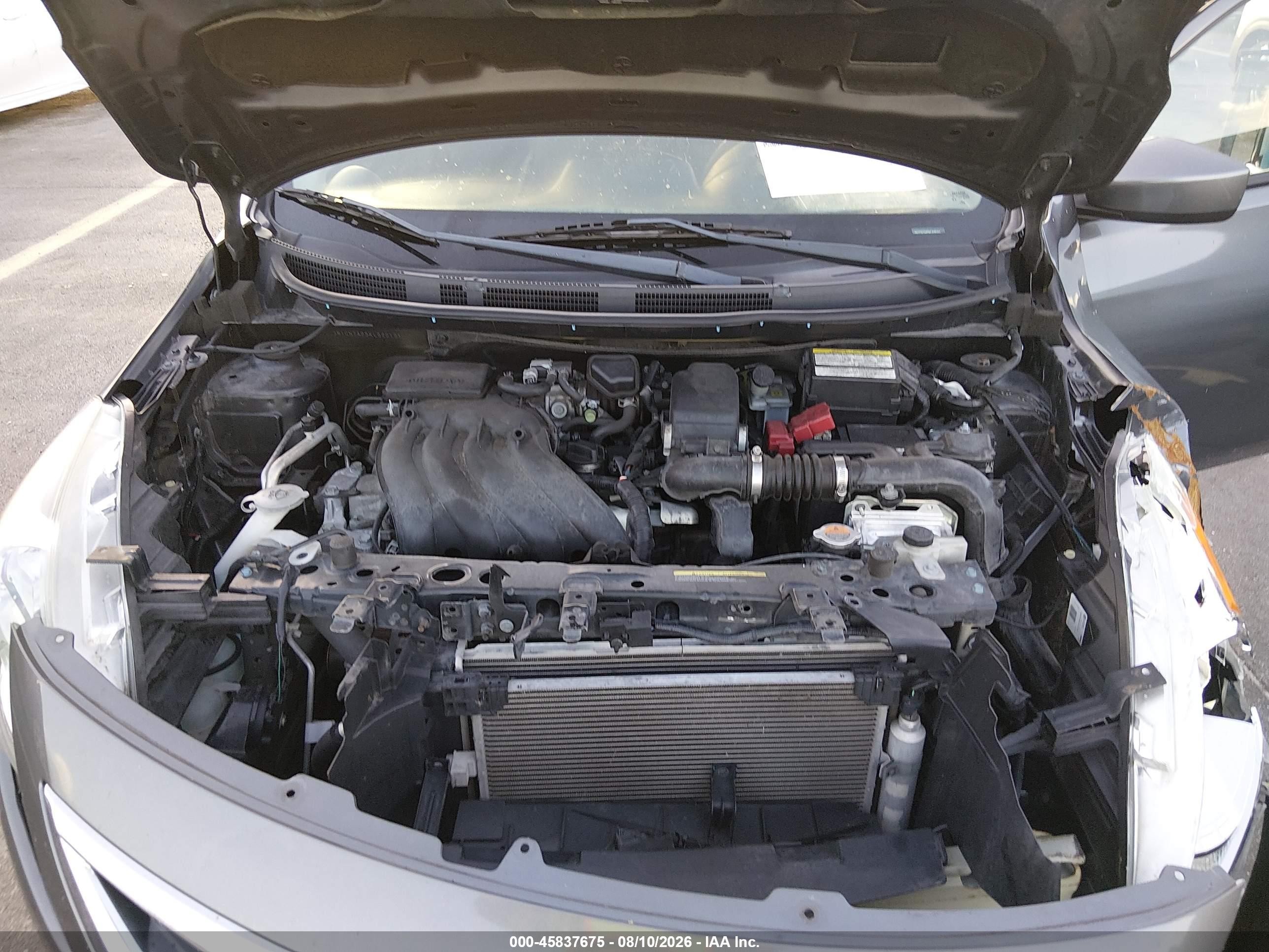 2019 Nissan Versa 1.6 Sv Gray vin: 3N1CN7AP5KL826161