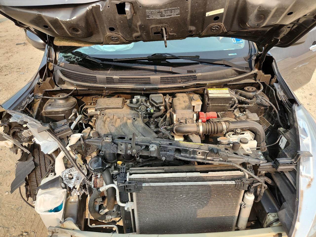 2019 Nissan Versa Sv Серый vin: 3N1CN7AP5KL838455