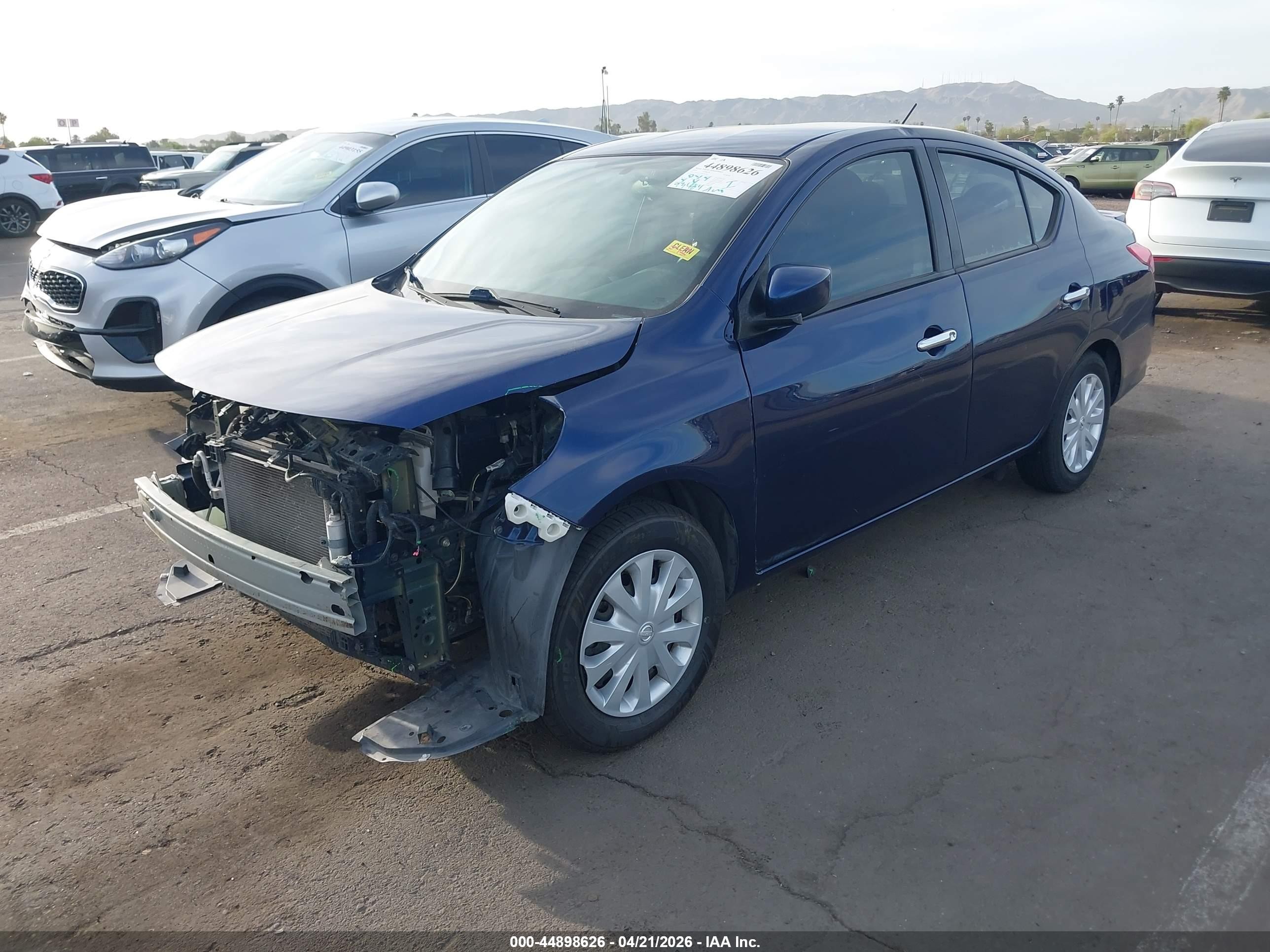 2019 Nissan Versa 1.6 Sv Синий vin: 3N1CN7AP5KL867812