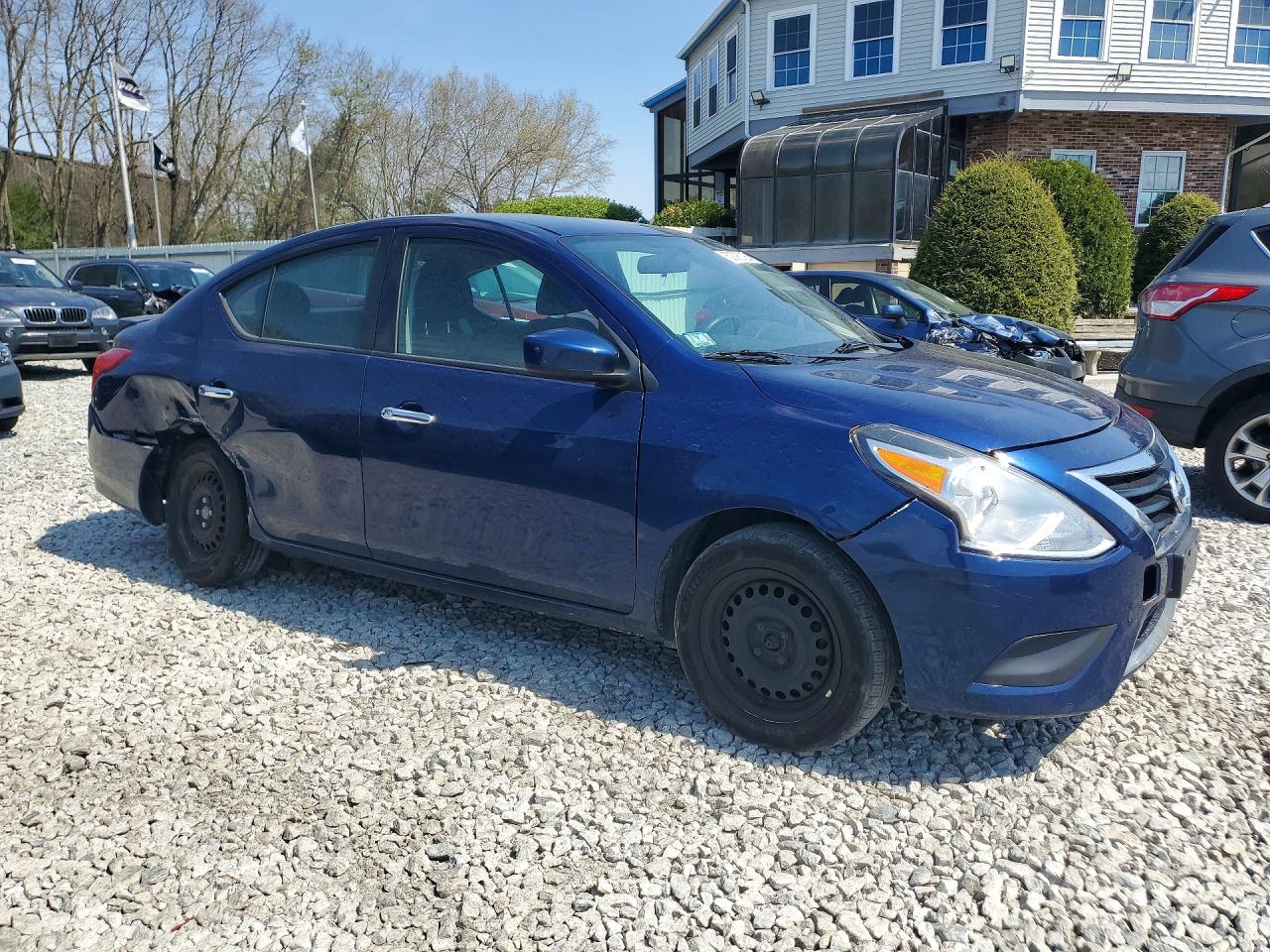 2019 Nissan Versa Sv Blue vin: 3N1CN7AP5KL881273