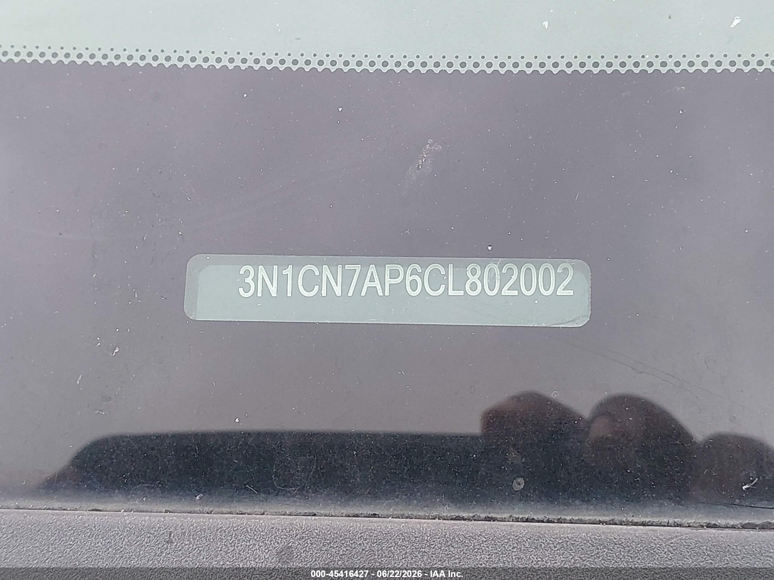 2012 Nissan Versa 1.6 Sl Silver vin: 3N1CN7AP6CL802002