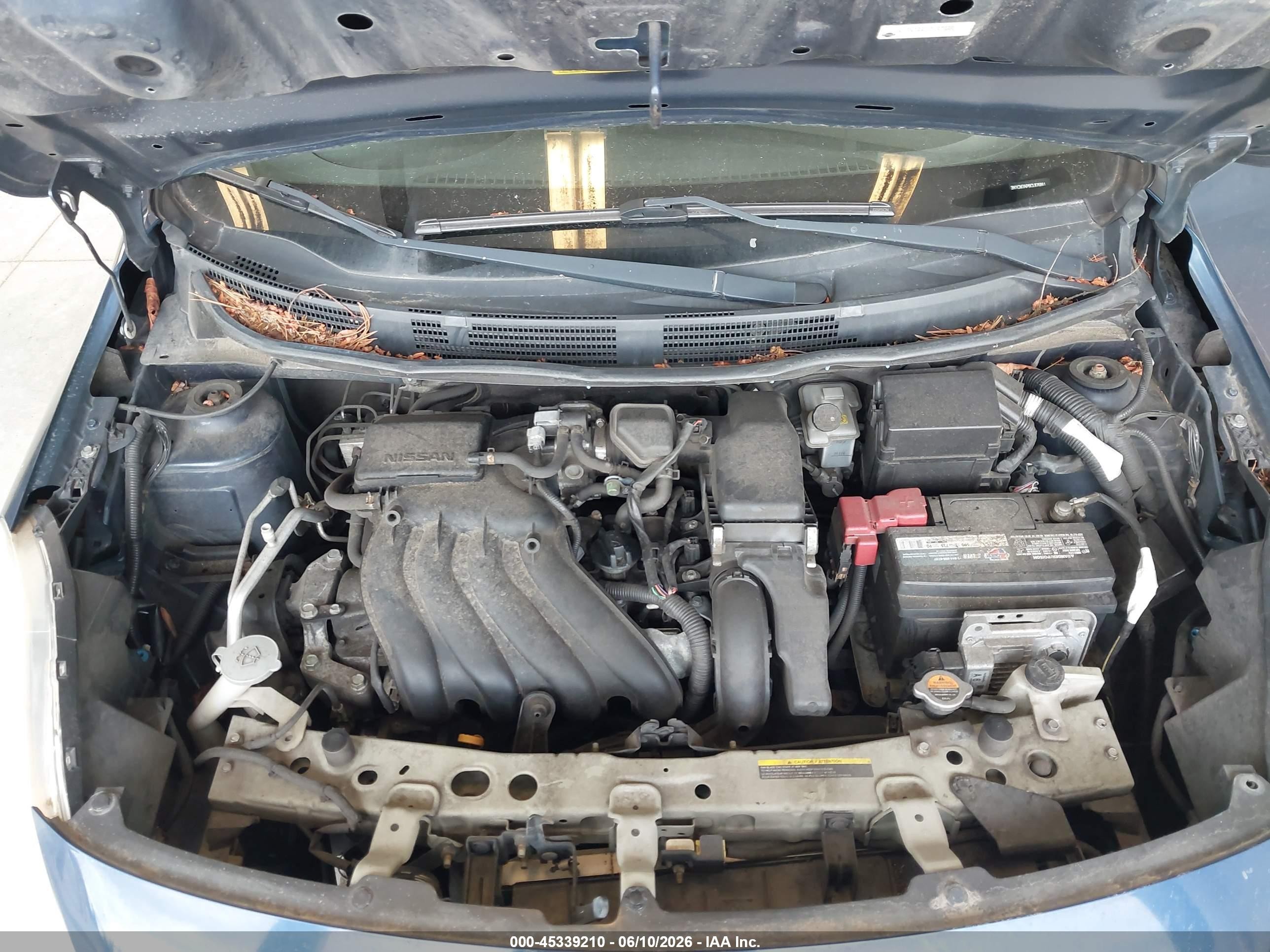 2012 Nissan Versa 1.6 Sv Blue vin: 3N1CN7AP6CL876861