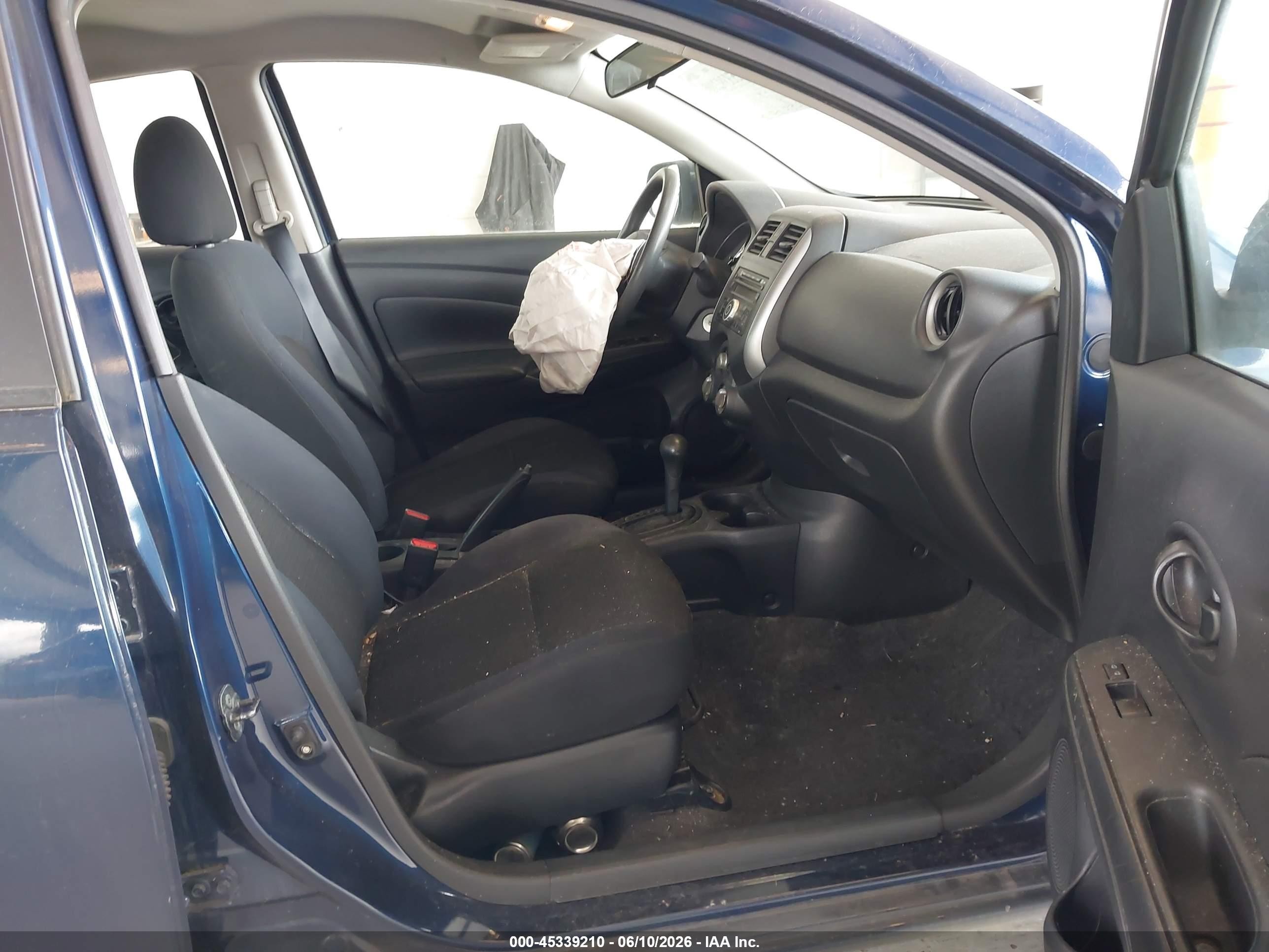 2012 Nissan Versa 1.6 Sv Blue vin: 3N1CN7AP6CL876861
