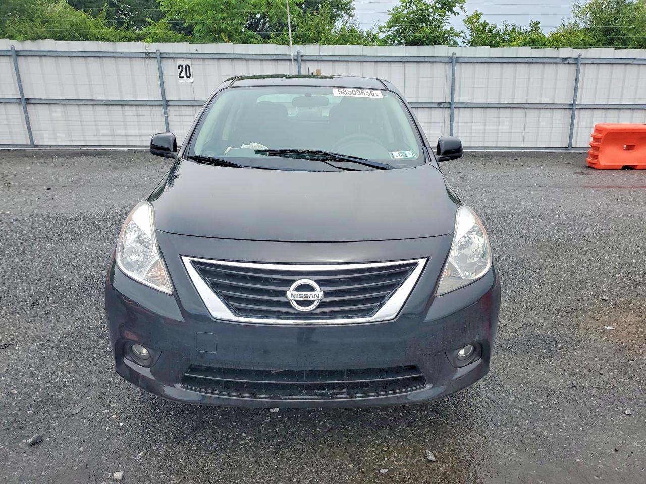 2012 Nissan Versa 1.6 S Black vin: 3N1CN7AP6CL891876