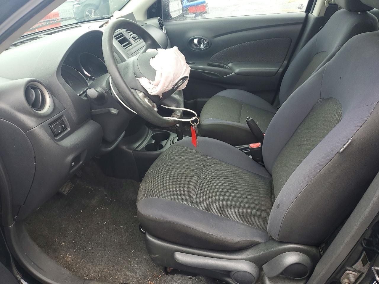 2012 Nissan Versa 1.6 S Black vin: 3N1CN7AP6CL891876