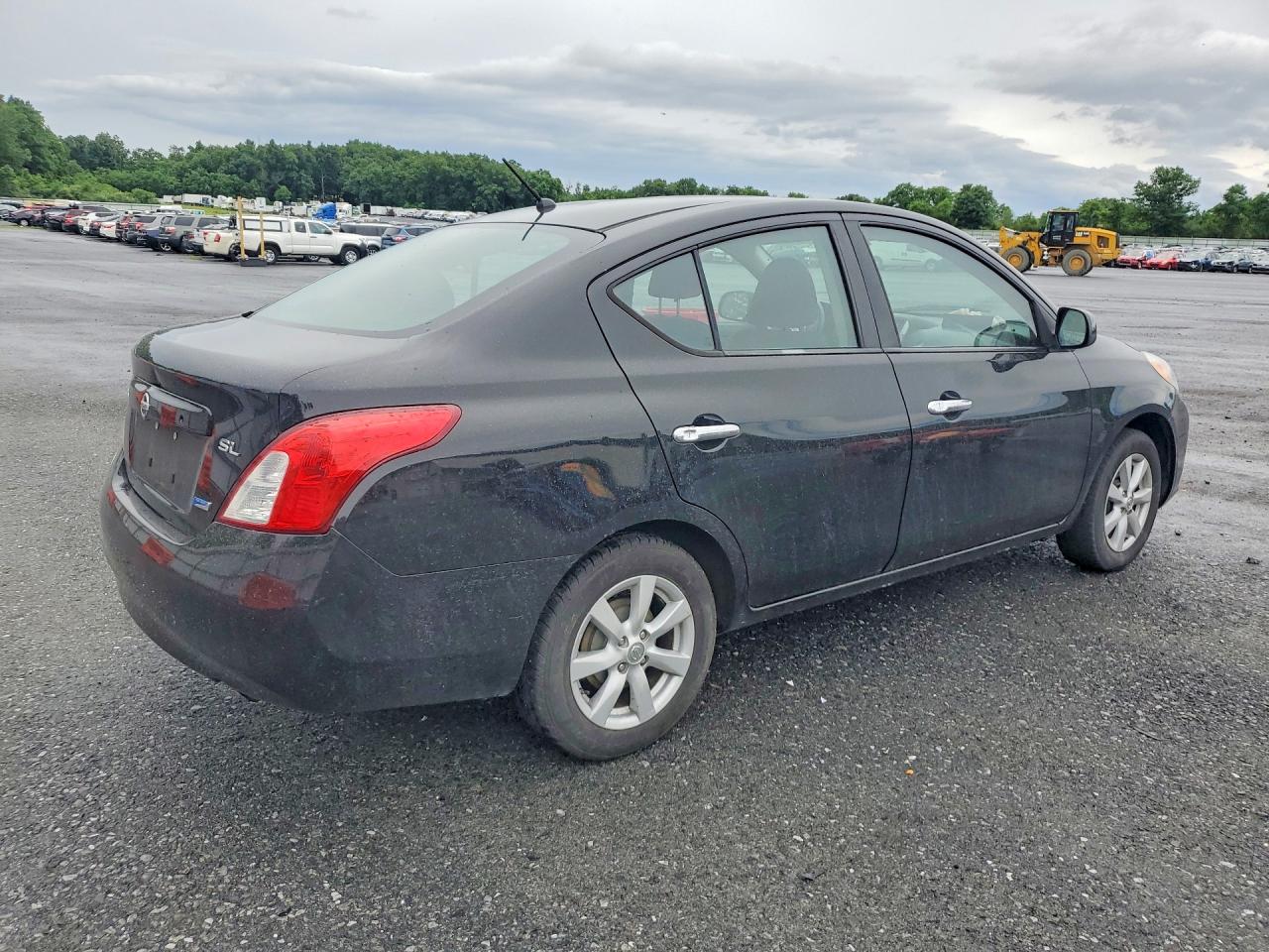 2012 Nissan Versa 1.6 S Black vin: 3N1CN7AP6CL891876