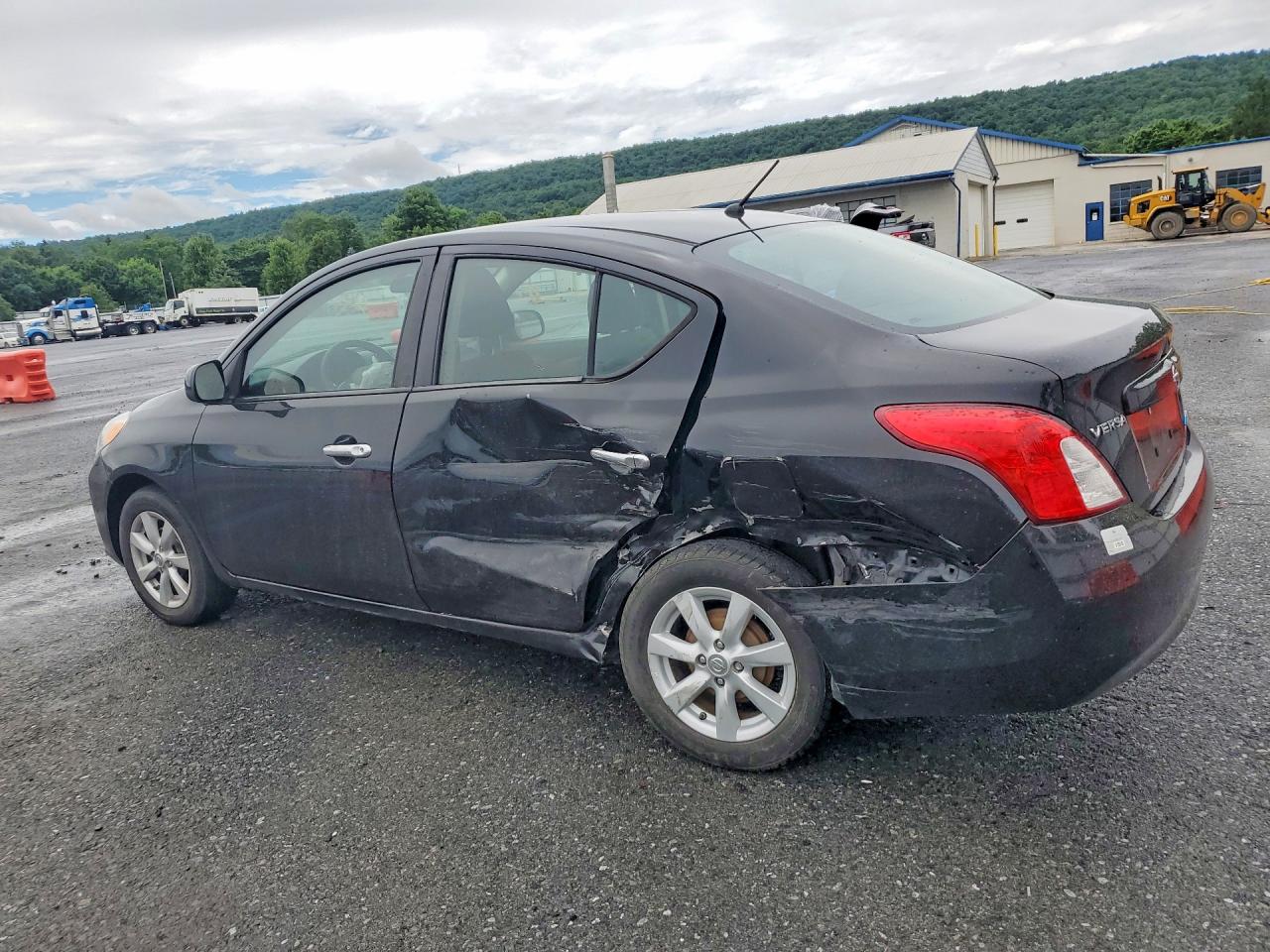 2012 Nissan Versa 1.6 S Black vin: 3N1CN7AP6CL891876
