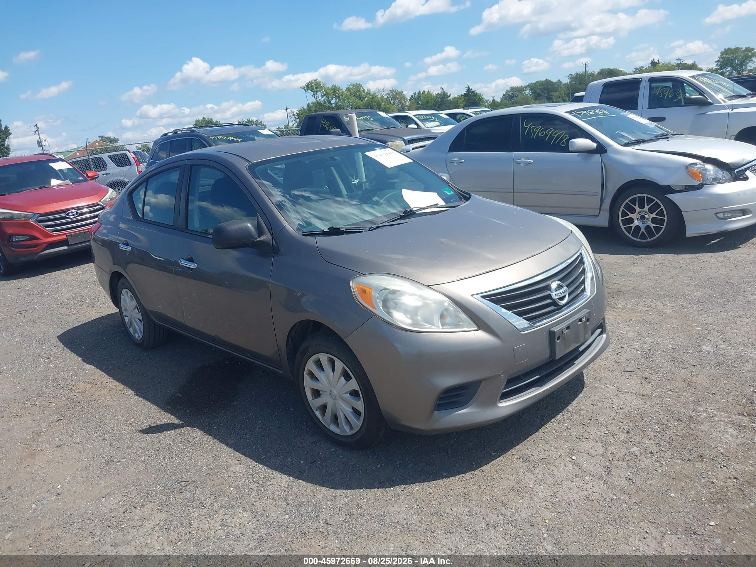 2012 Nissan Versa 1.6 Sv Brown vin: 3N1CN7AP6CL898682