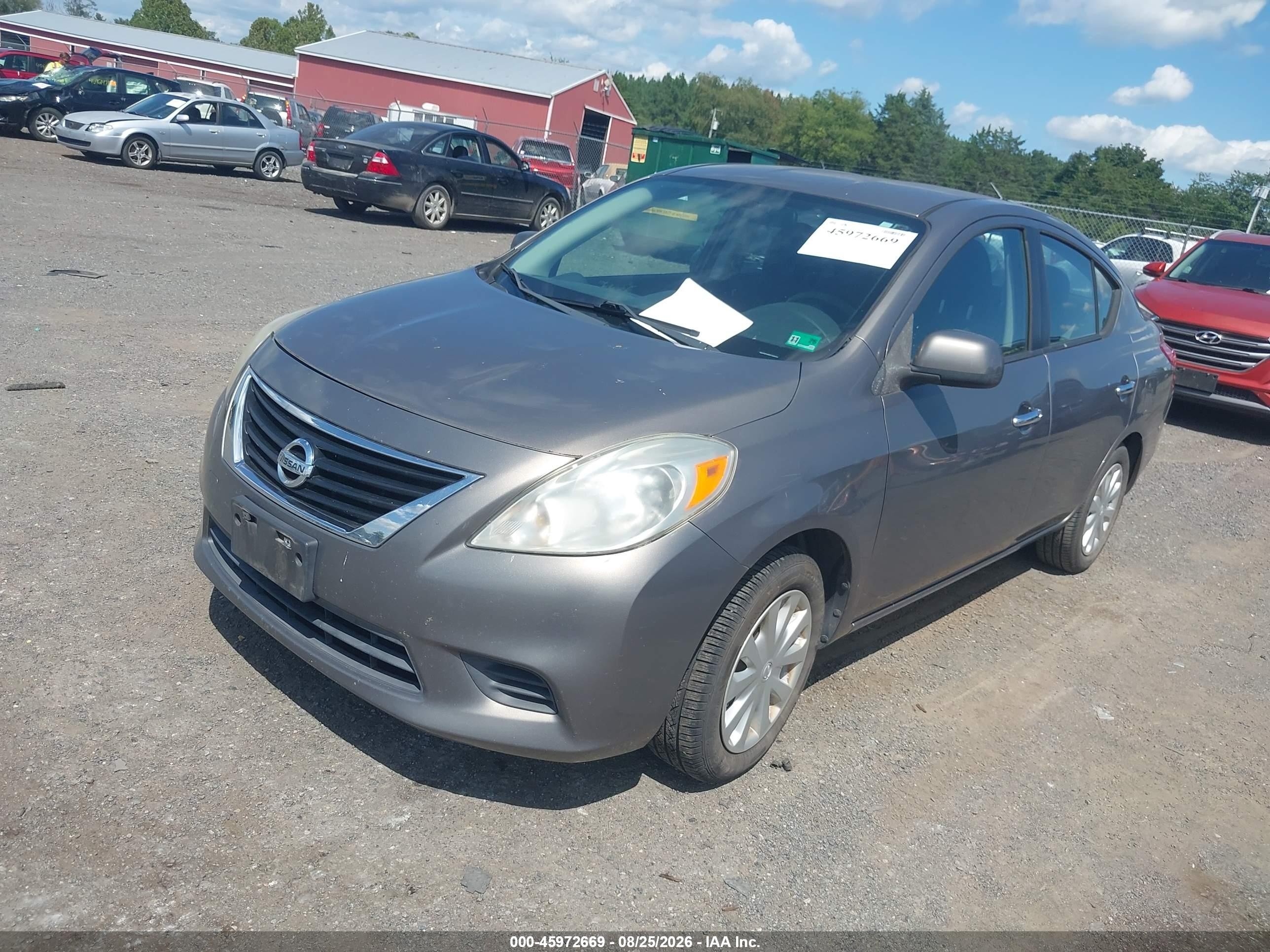 2012 Nissan Versa 1.6 Sv Brown vin: 3N1CN7AP6CL898682