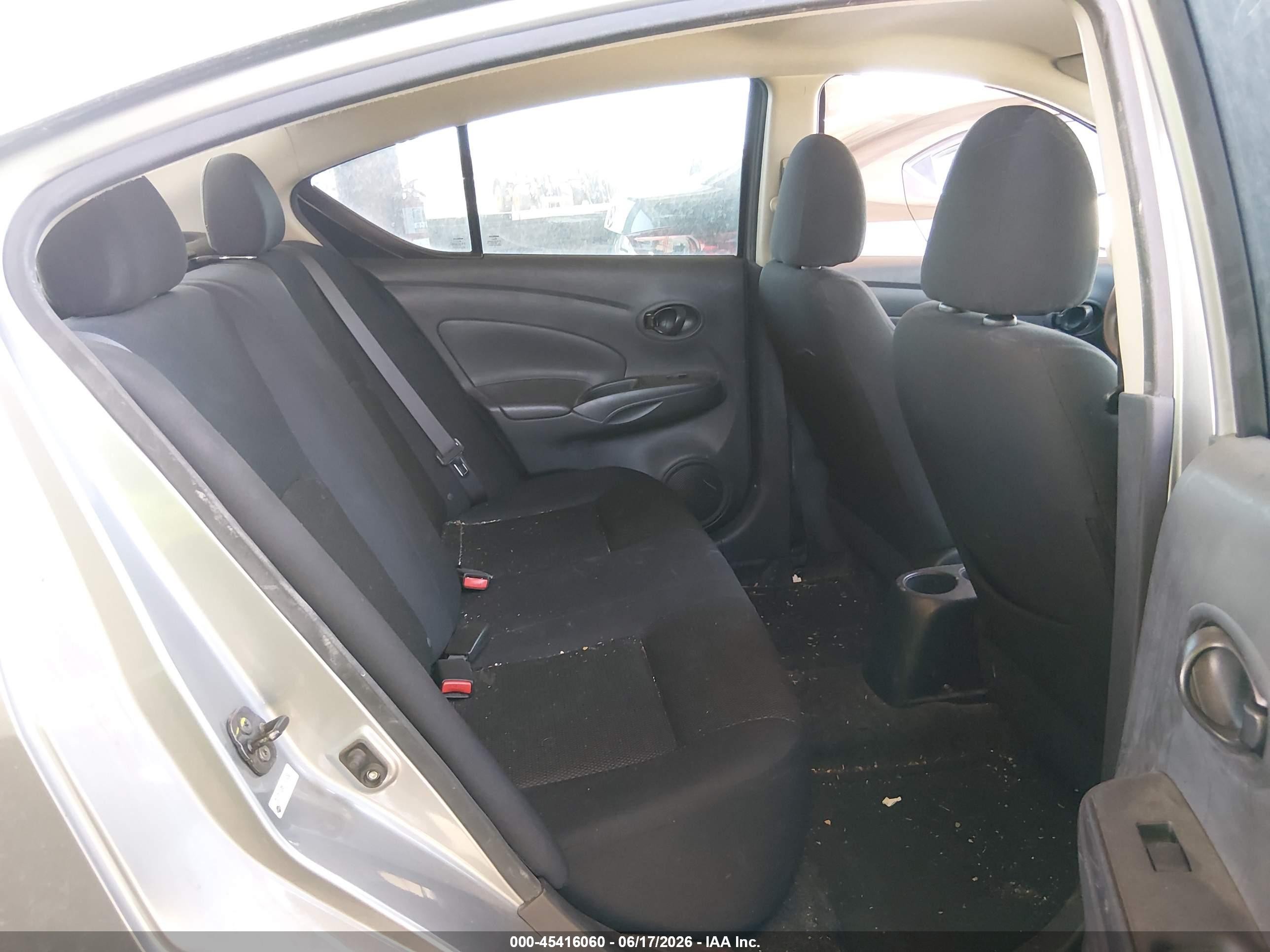 2012 Nissan Versa 1.6 Sv Gray vin: 3N1CN7AP6CL903458