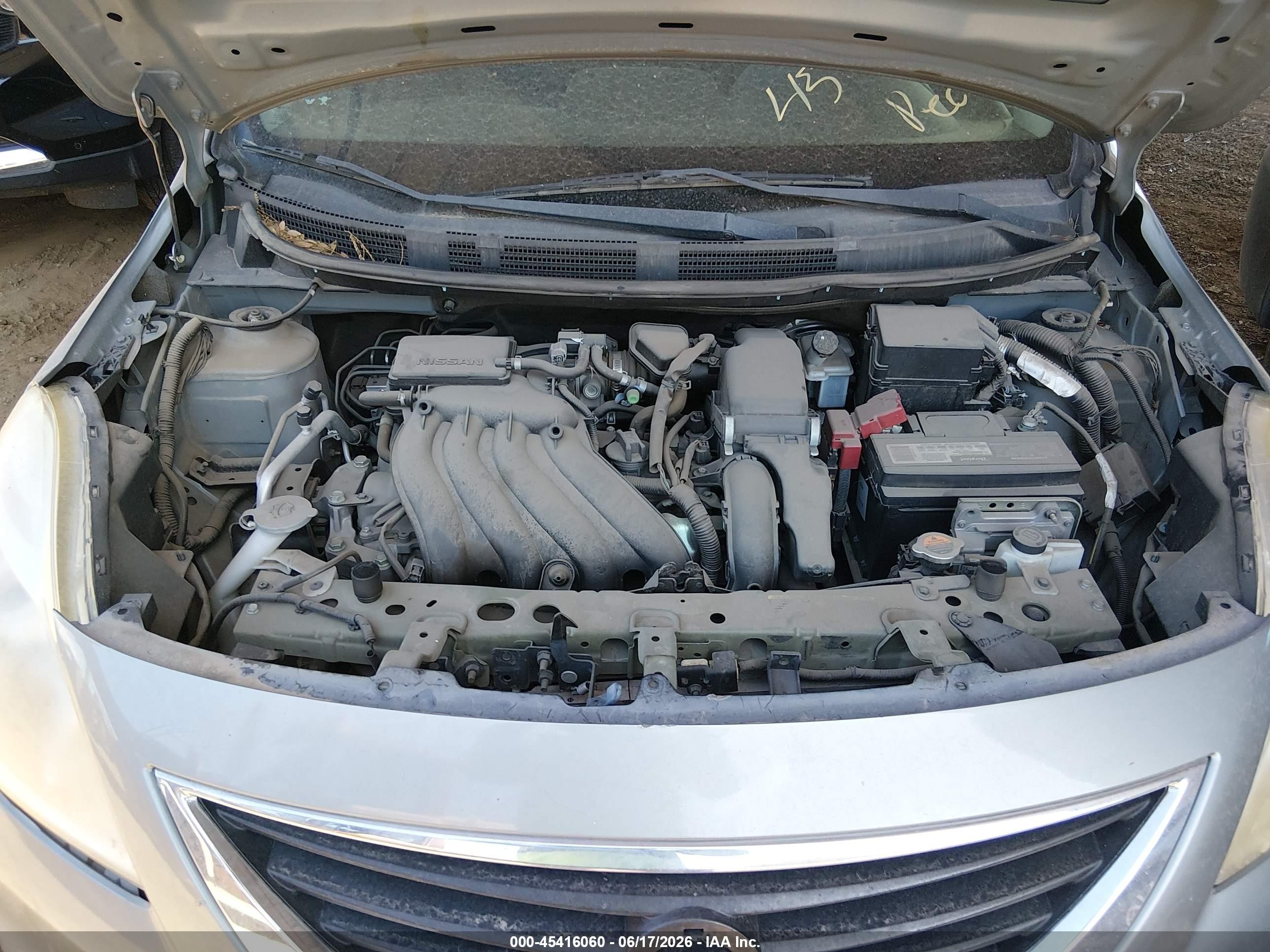 2012 Nissan Versa 1.6 Sv Gray vin: 3N1CN7AP6CL903458