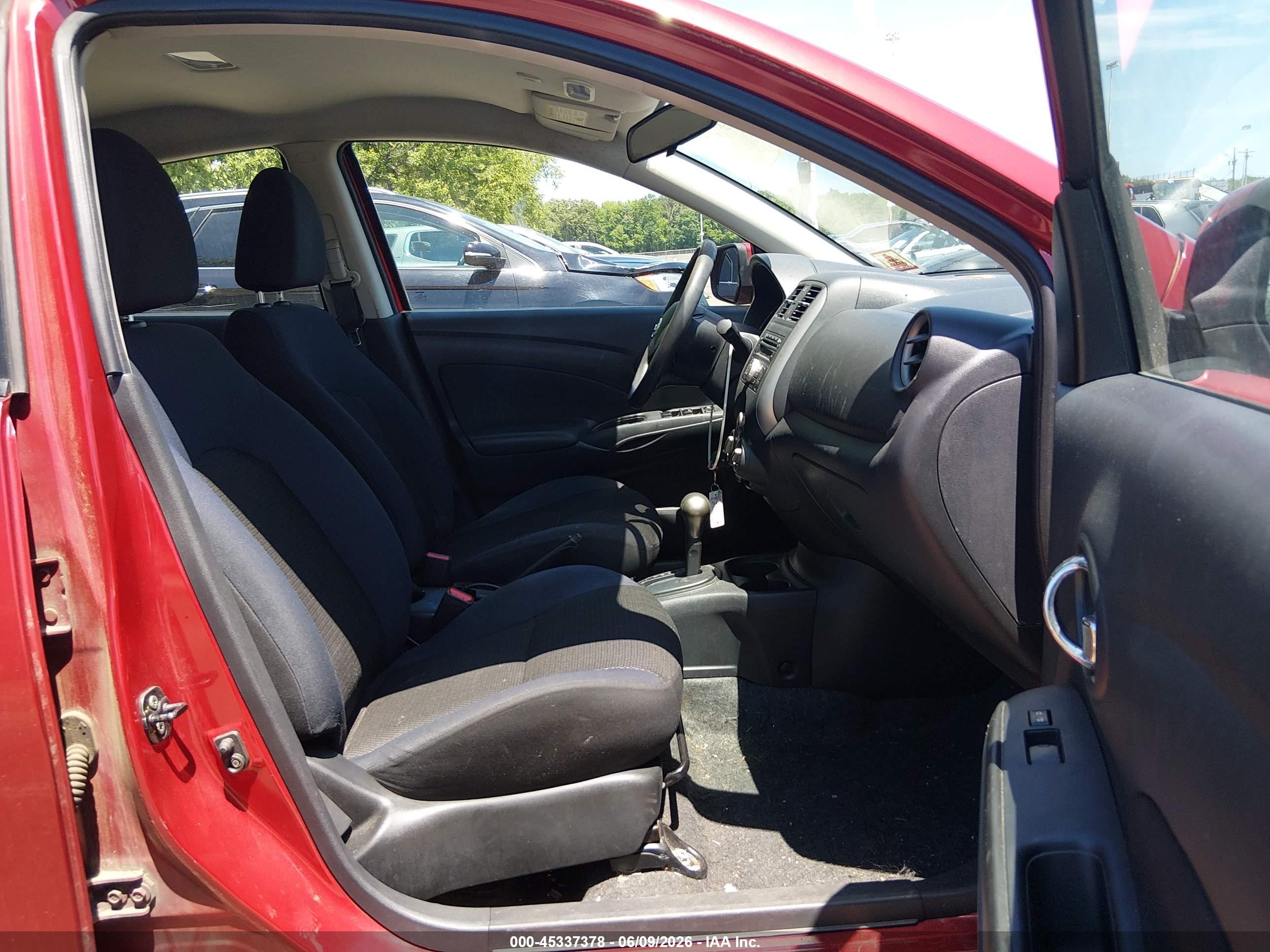 2012 Nissan Versa 1.6 Sl Red vin: 3N1CN7AP6CL907056
