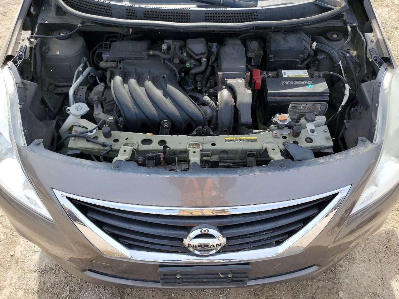 2012 Nissan Versa 1.6 S Gray vin: 3N1CN7AP6CL934564