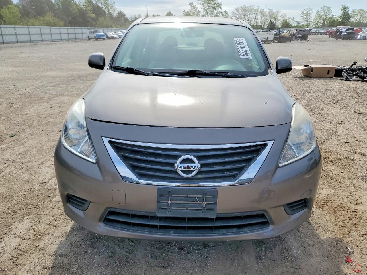2012 Nissan Versa 1.6 S Gray vin: 3N1CN7AP6CL934564