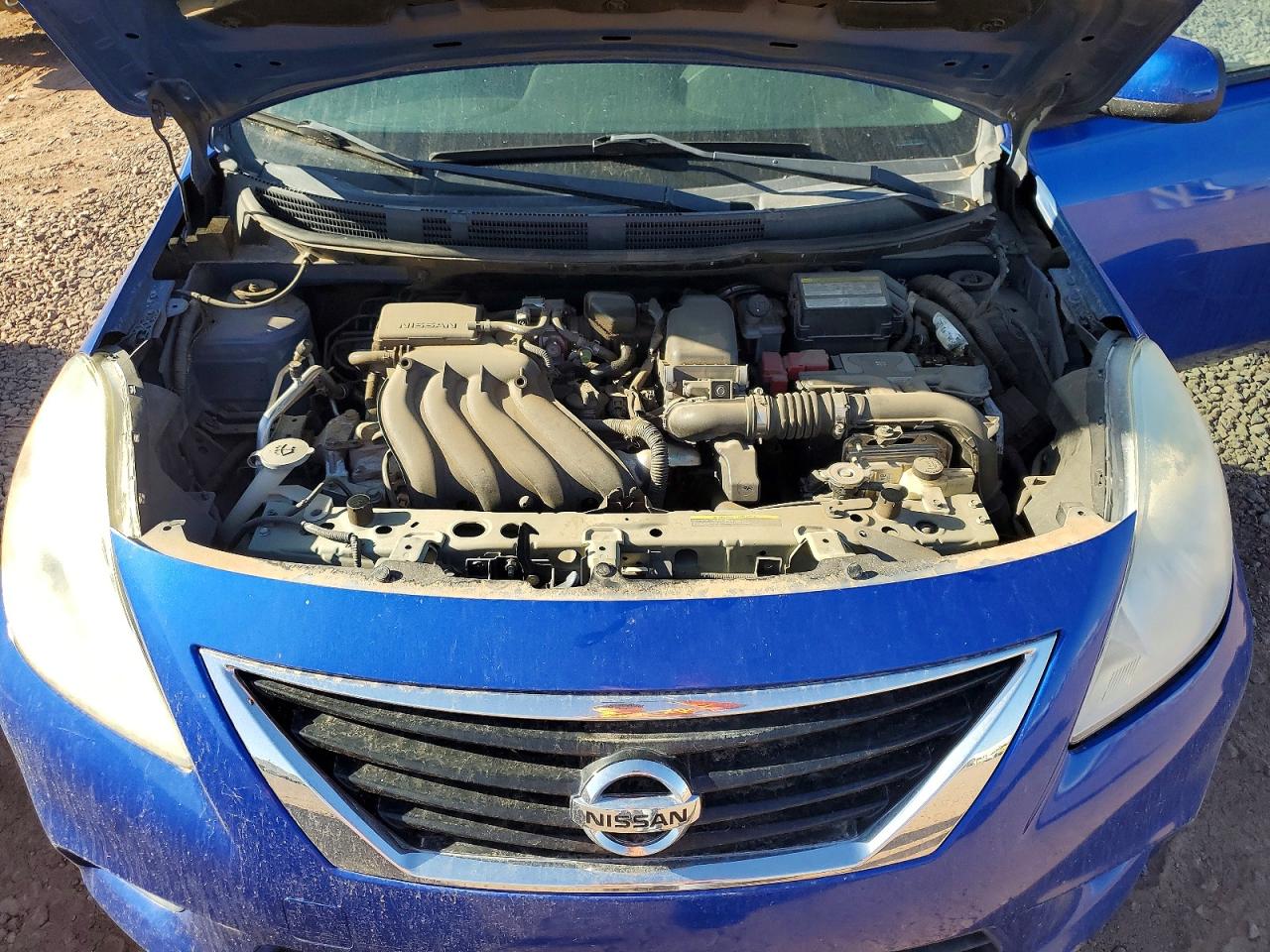 2013 Nissan Versa 1.6 S Синий vin: 3N1CN7AP6DL828097