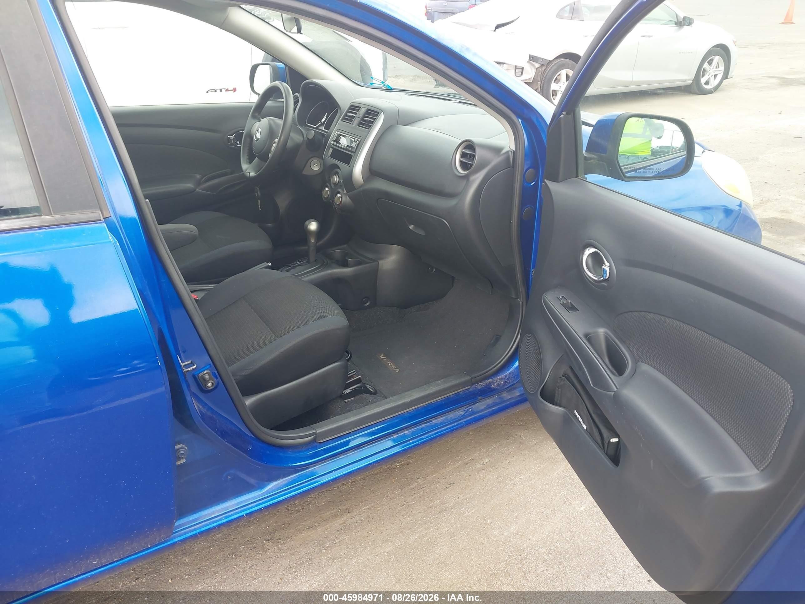 2013 Nissan Versa 1.6 Sv Blue vin: 3N1CN7AP6DL831923