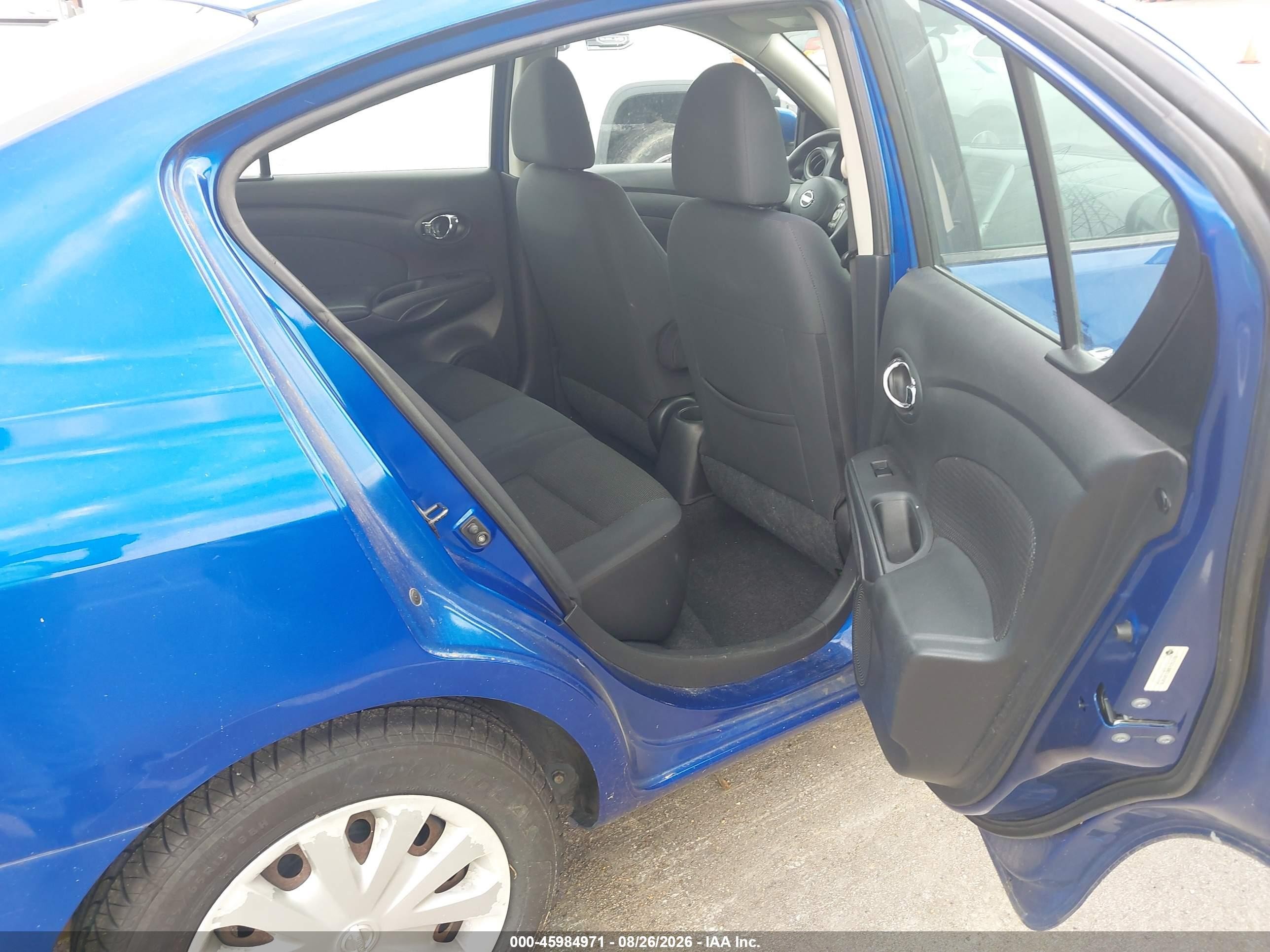 2013 Nissan Versa 1.6 Sv Blue vin: 3N1CN7AP6DL831923