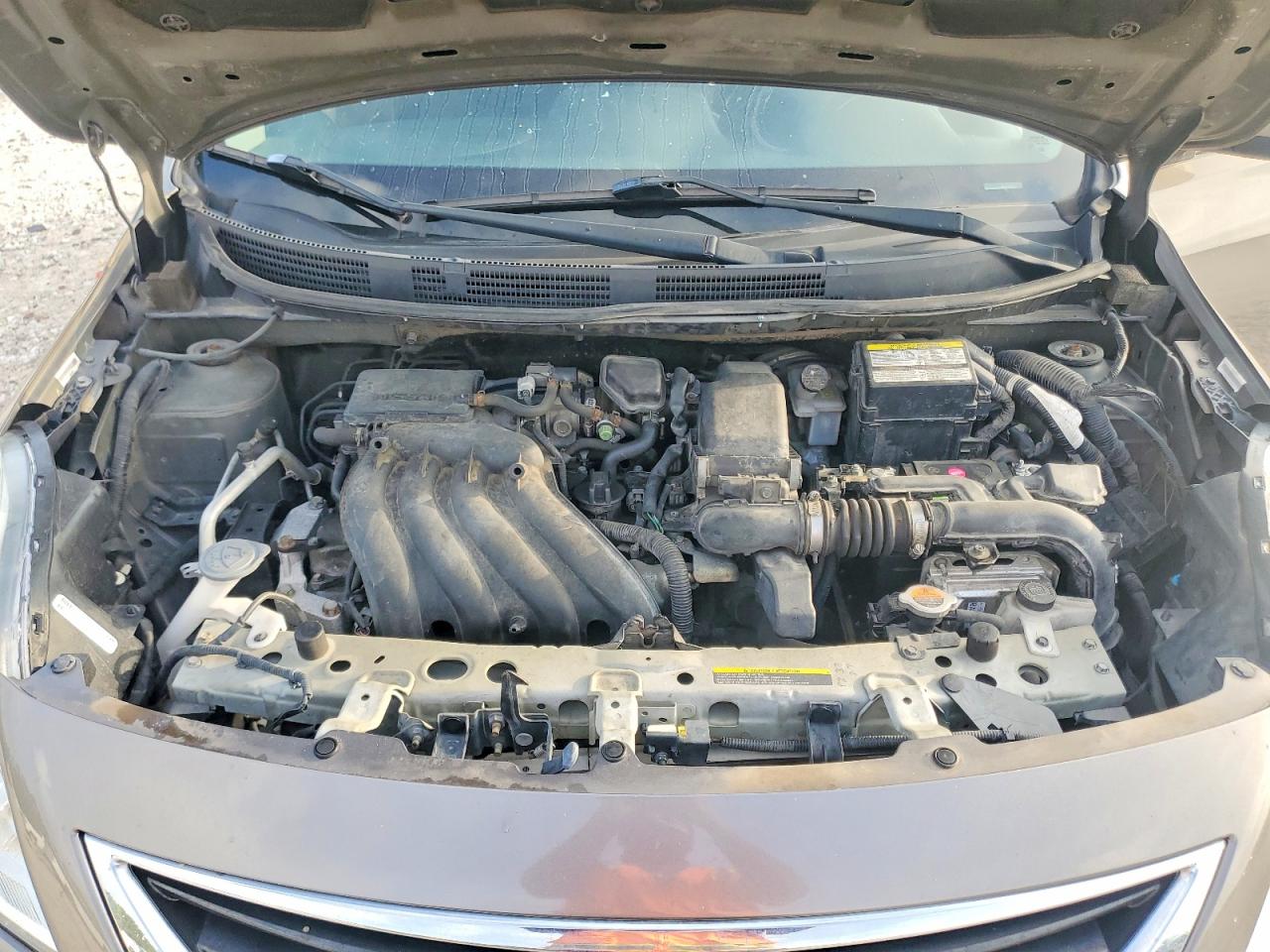 2013 Nissan Versa 1.6 S Gray vin: 3N1CN7AP6DL835549