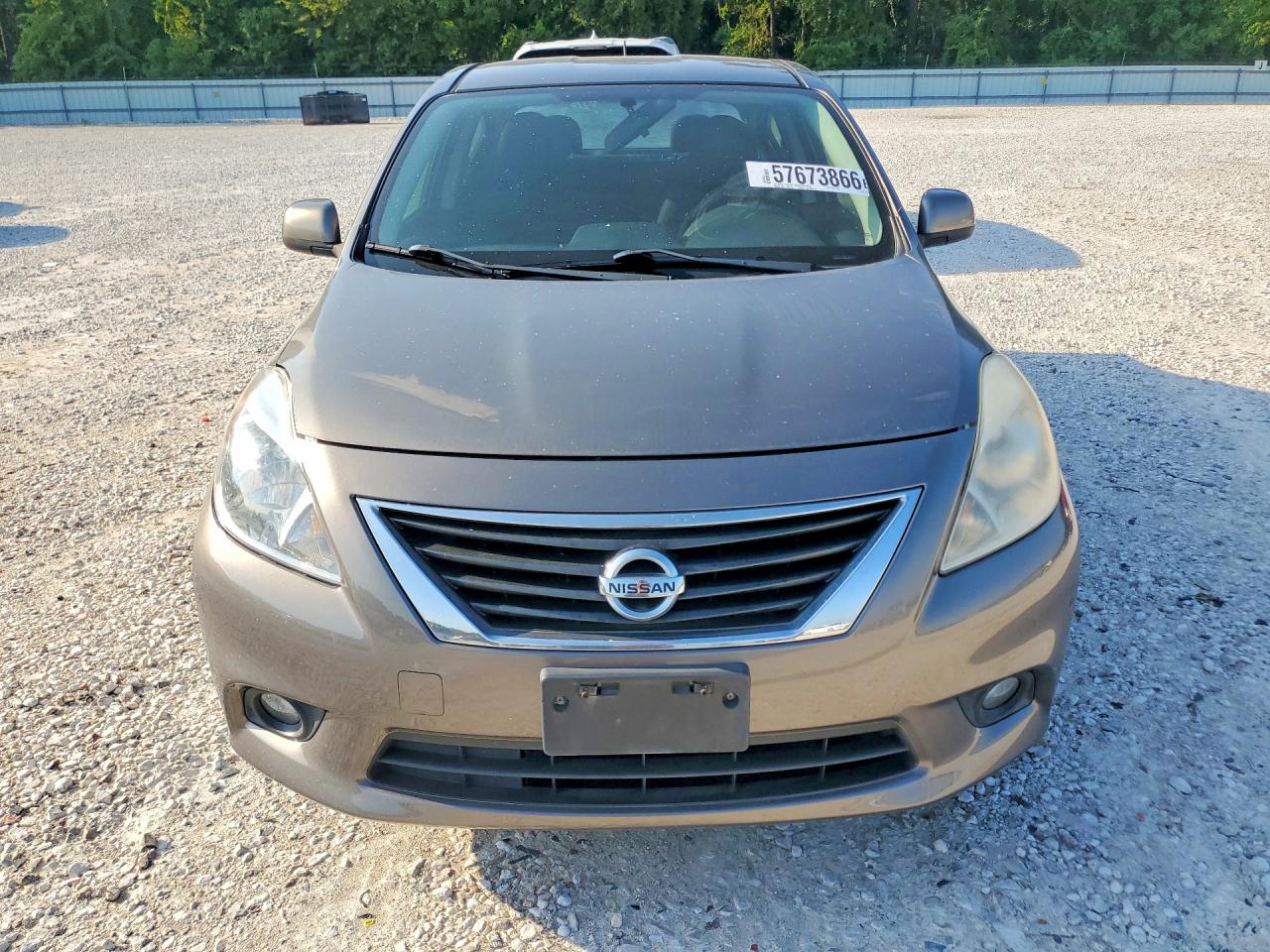 2013 Nissan Versa 1.6 S Gray vin: 3N1CN7AP6DL835549