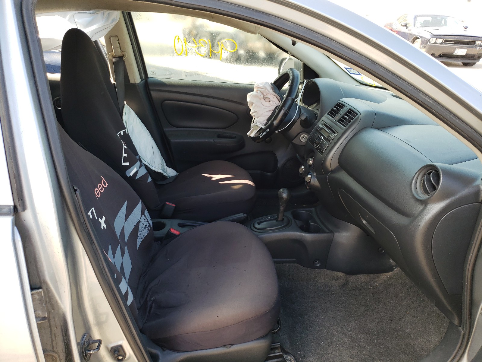 2013 Nissan Versa S Gray vin: 3N1CN7AP6DL837611