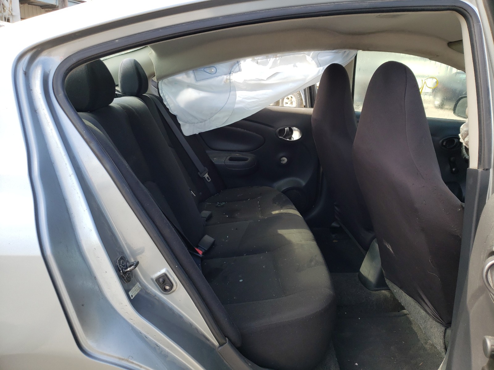 2013 Nissan Versa S Gray vin: 3N1CN7AP6DL837611