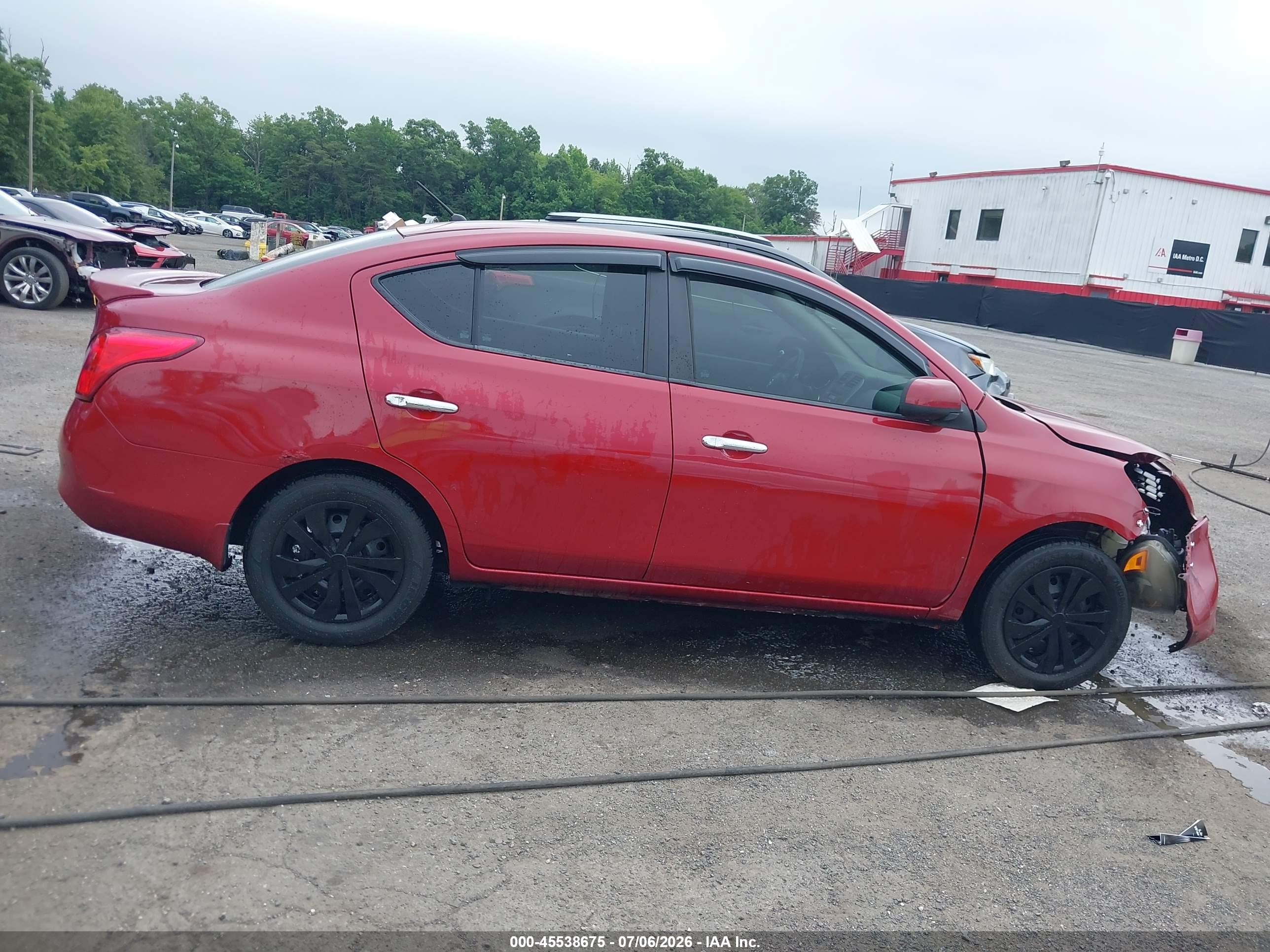 2013 Nissan Versa 1.6 Sv Красный vin: 3N1CN7AP6DL860001