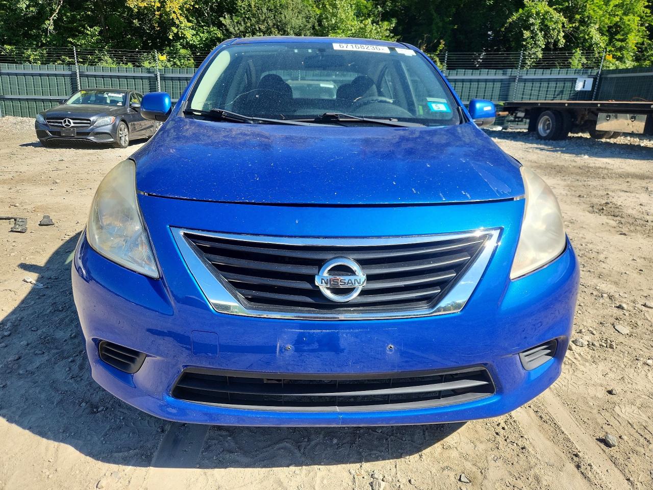 2013 Nissan Versa 1.6 S Blue vin: 3N1CN7AP6DL861214