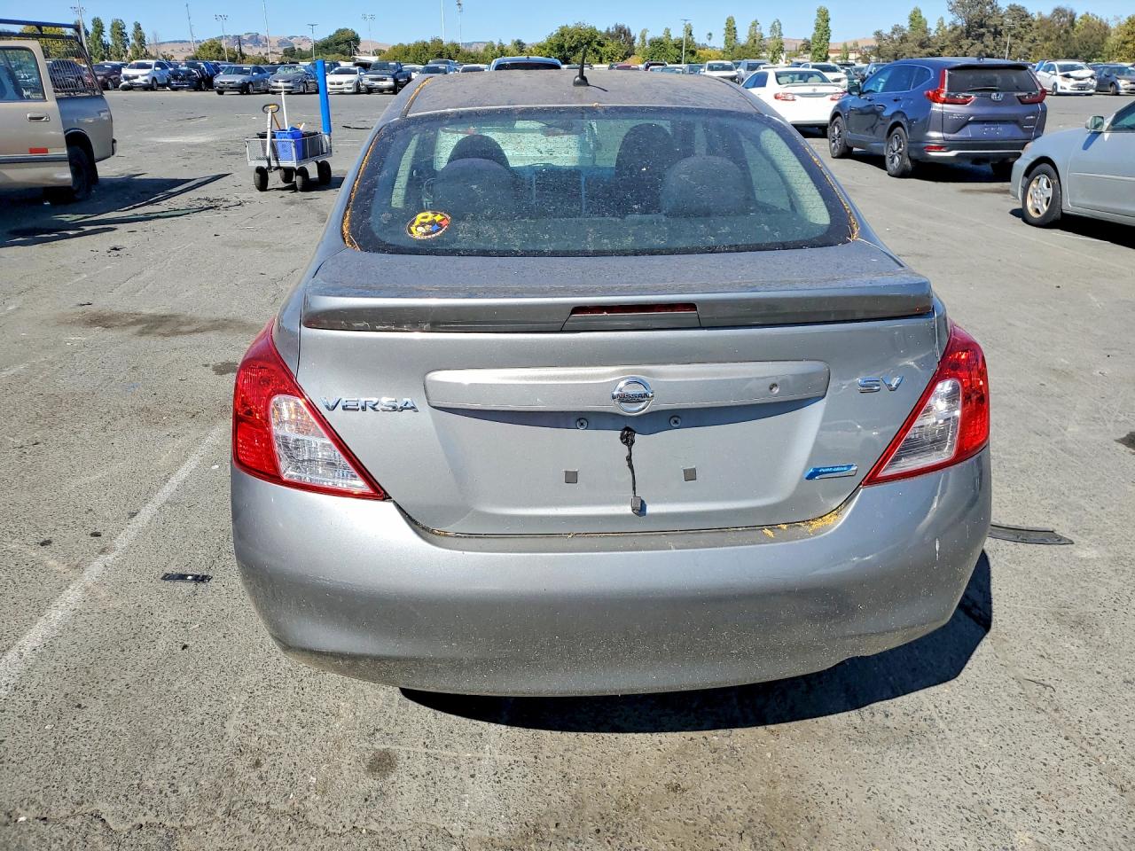 2014 Nissan Versa 1.6 Sv Угольный vin: 3N1CN7AP6EK450497