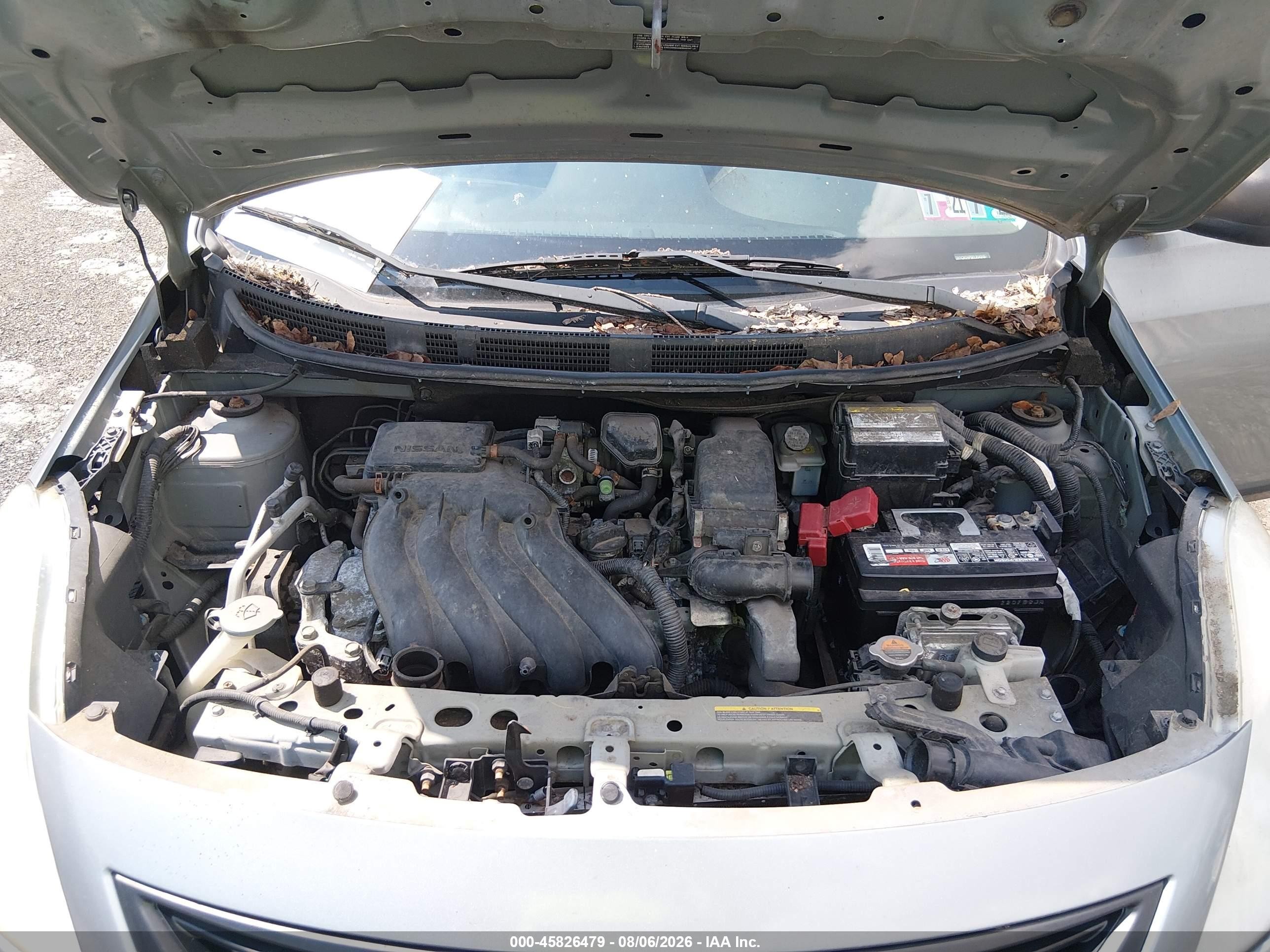 2014 Nissan Versa 1.6 S+ Silver vin: 3N1CN7AP6EL814315