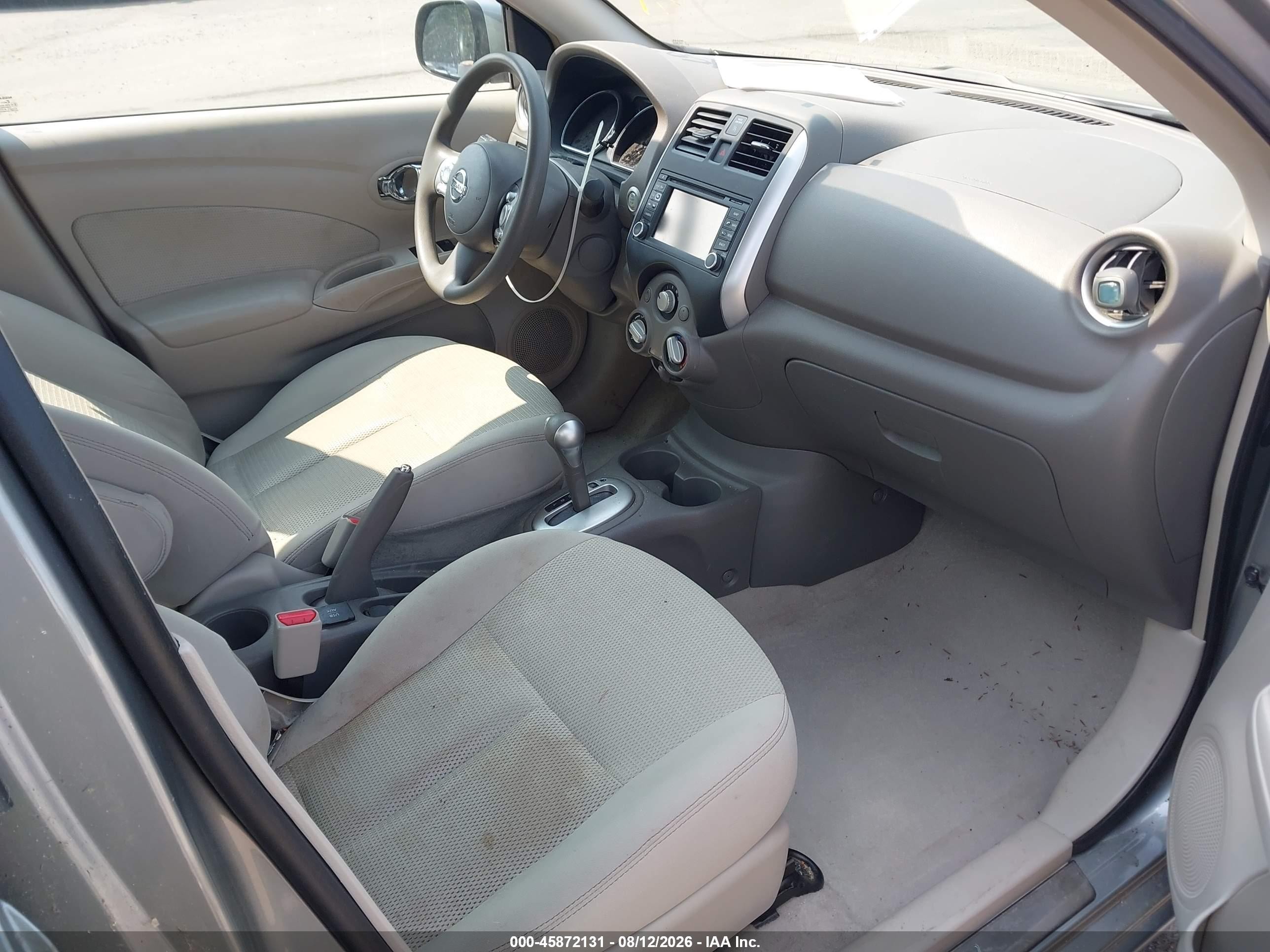2014 Nissan Versa 1.6 Sl Silver vin: 3N1CN7AP6EL822642