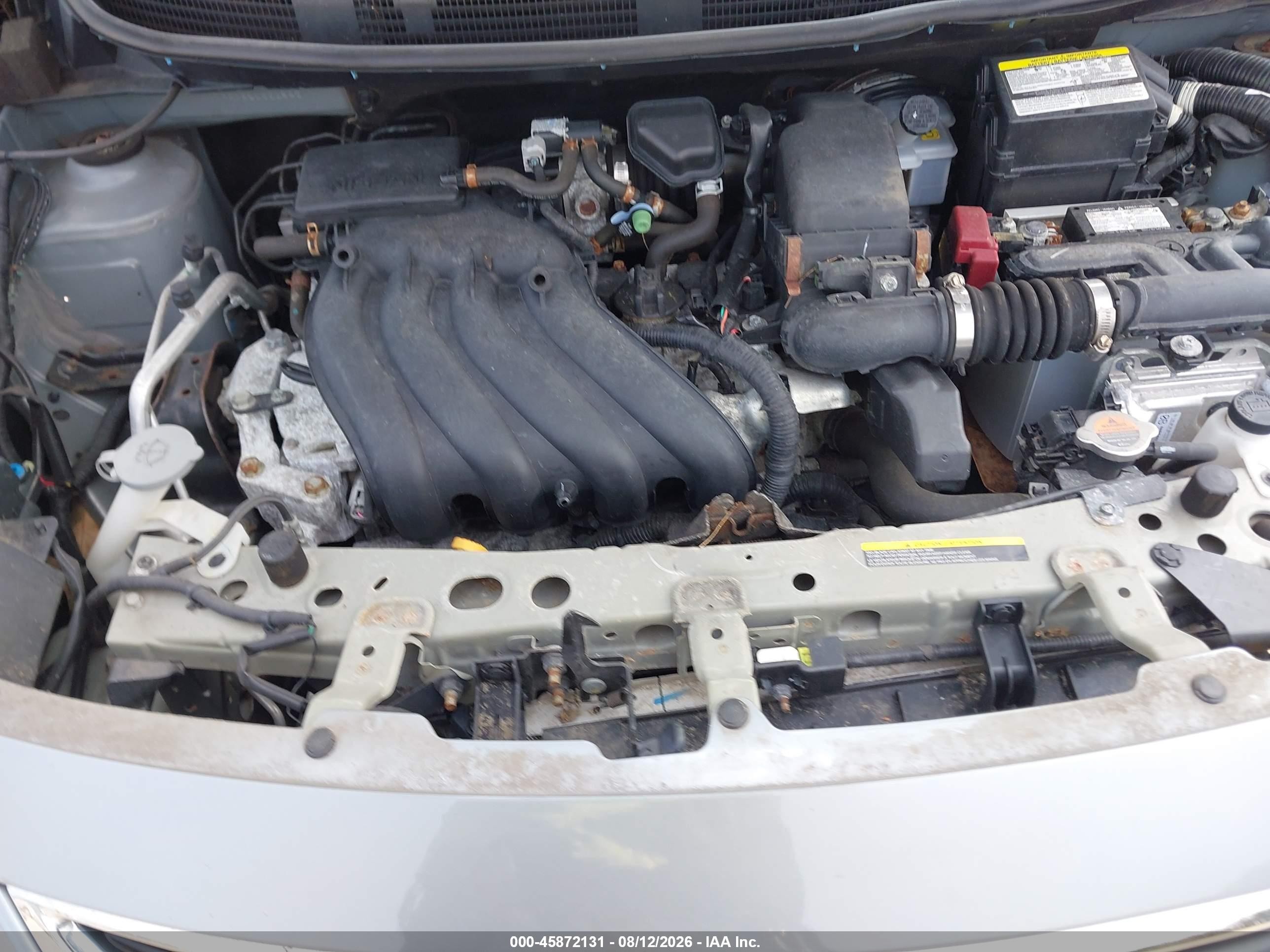 2014 Nissan Versa 1.6 Sl Silver vin: 3N1CN7AP6EL822642