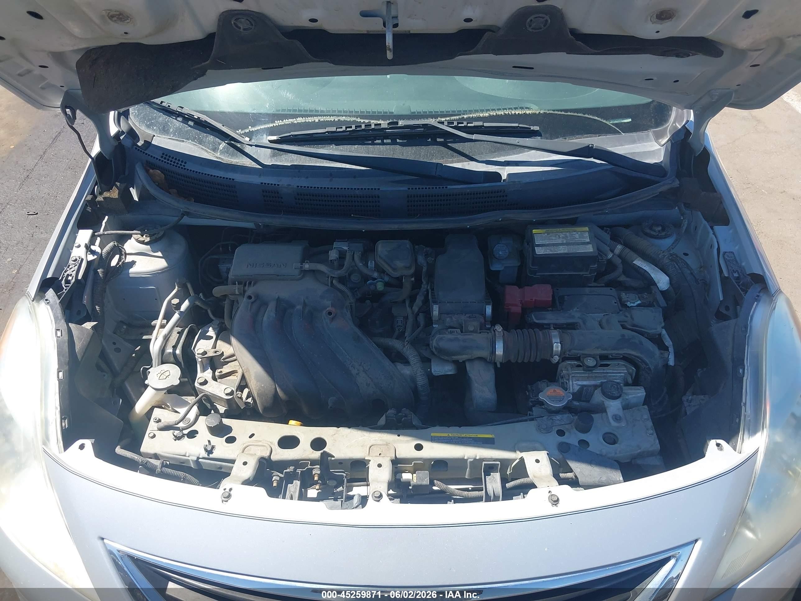 2014 Nissan Versa 1.6 S/1.6 S+/1.6 Sl/1.6 Sv Серебряный vin: 3N1CN7AP6EL839425