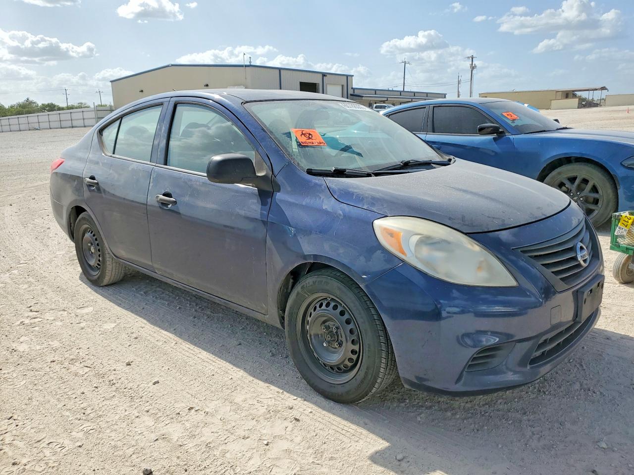 2014 Nissan Versa 1.6 S Blue vin: 3N1CN7AP6EL839702