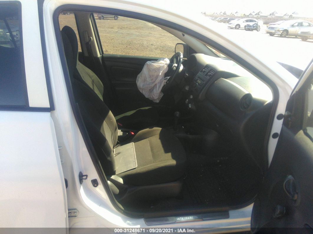 2014 Nissan Versa S Plus White vin: 3N1CN7AP6EL866060