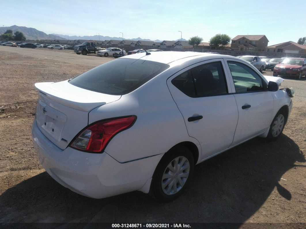 2014 Nissan Versa S Plus White vin: 3N1CN7AP6EL866060
