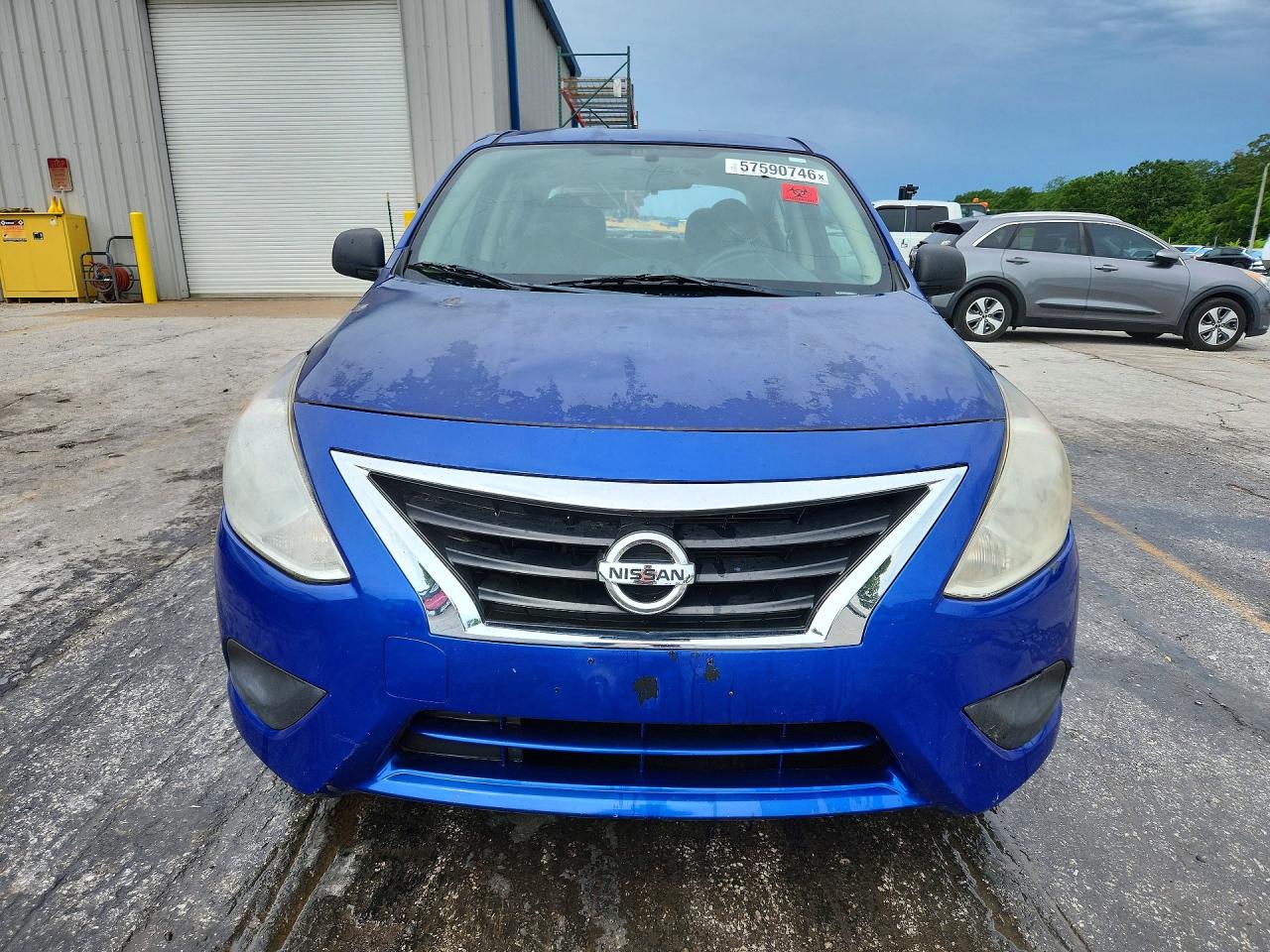 2015 Nissan Versa 1.6 S Plus Blue vin: 3N1CN7AP6FL803591