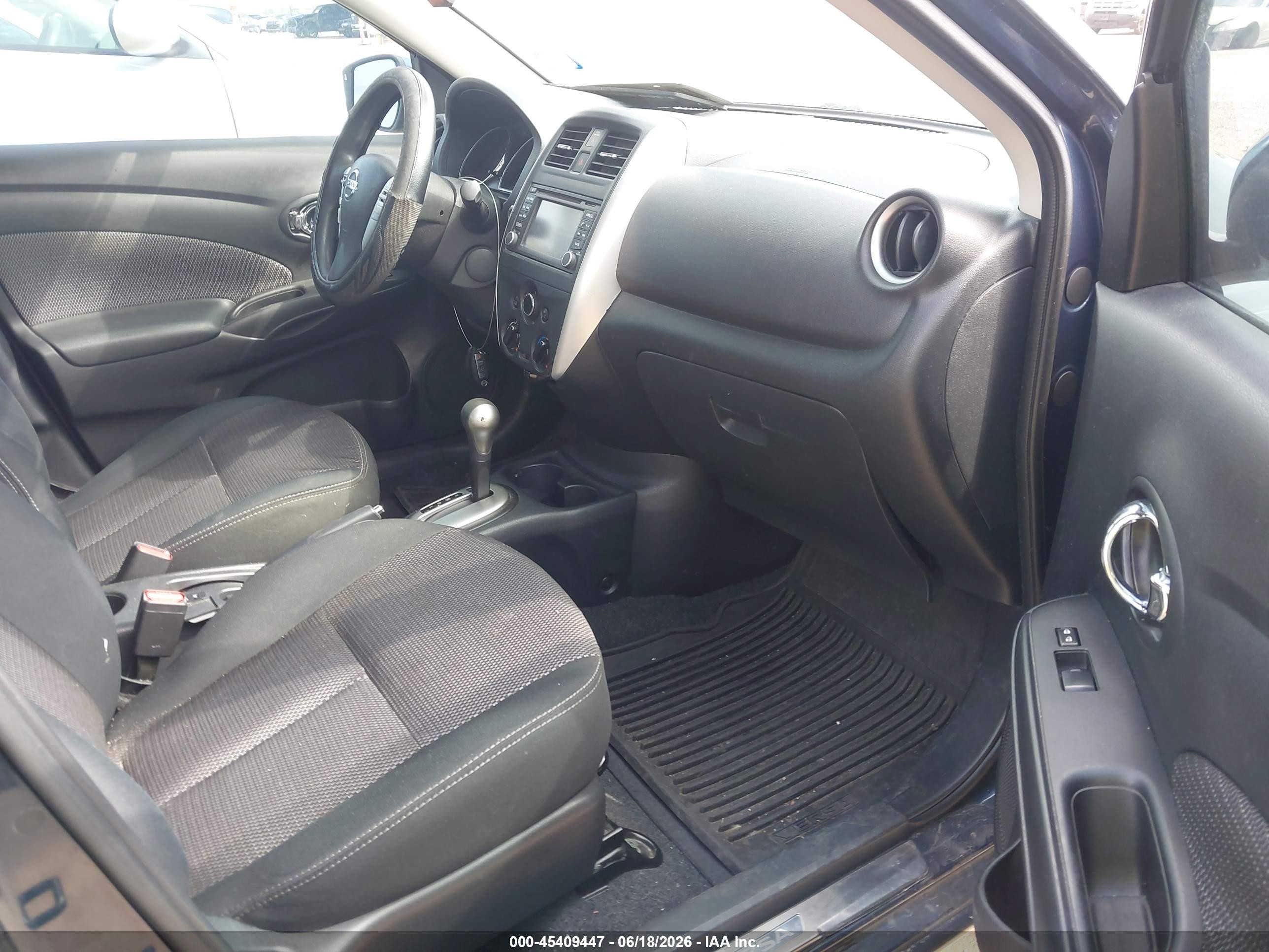 2015 Nissan Versa 1.6 Sl Blue vin: 3N1CN7AP6FL805115