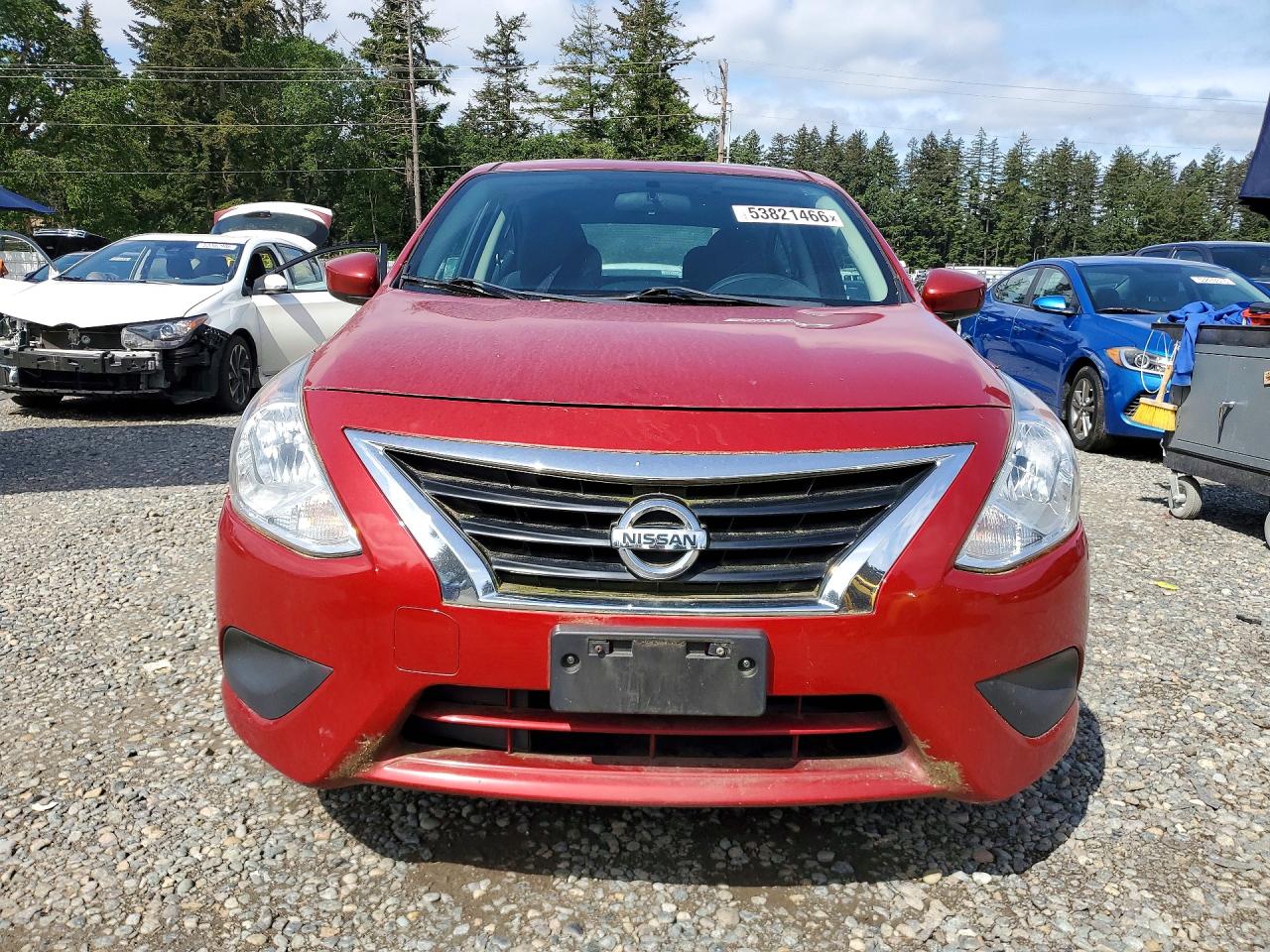 2015 Nissan Versa 1.6 Sv Maroon vin: 3N1CN7AP6FL812971
