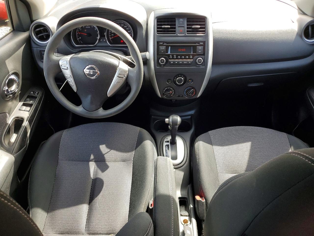 2015 Nissan Versa 1.6 Sv Maroon vin: 3N1CN7AP6FL812971