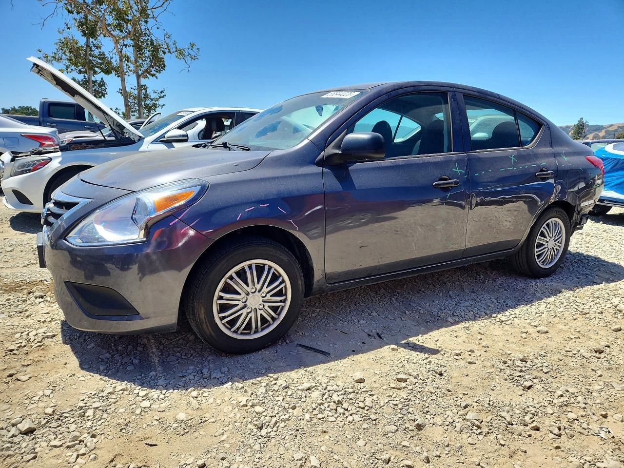 2015 Nissan Versa 1.6 S Plus Gray vin: 3N1CN7AP6FL816700