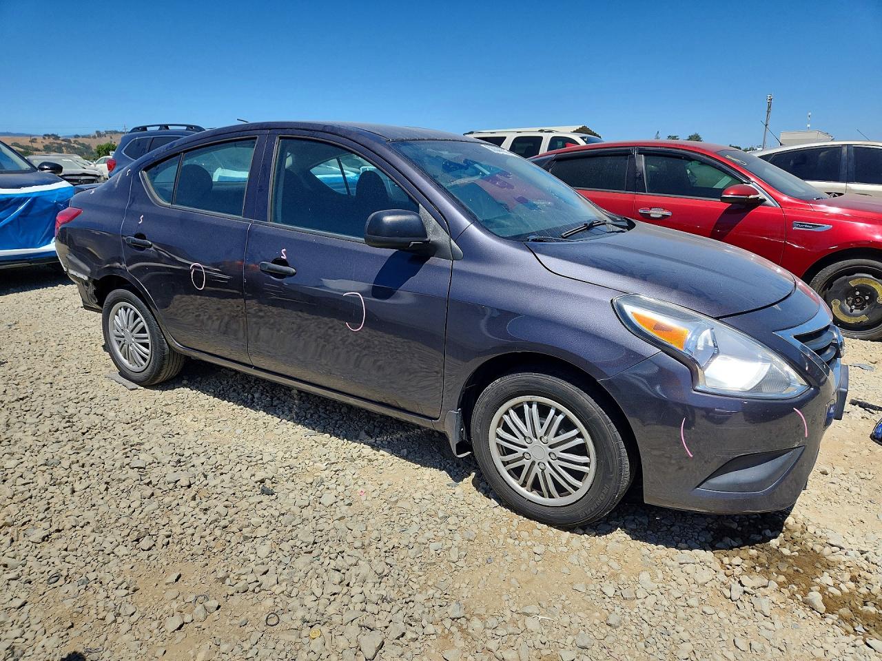 2015 Nissan Versa 1.6 S Plus Gray vin: 3N1CN7AP6FL816700