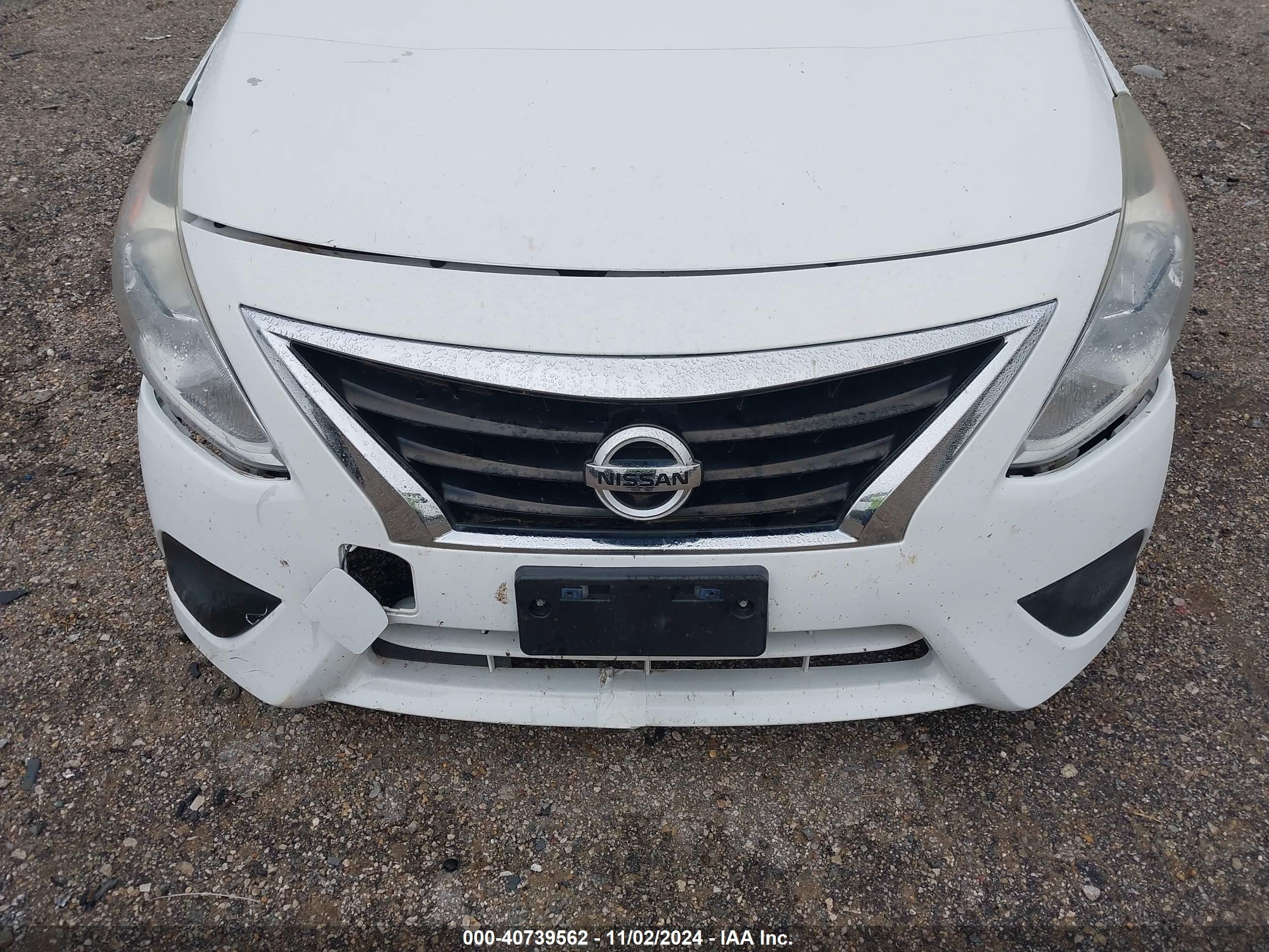 2015 Nissan Versa 1.6 Sv White vin: 3N1CN7AP6FL871292