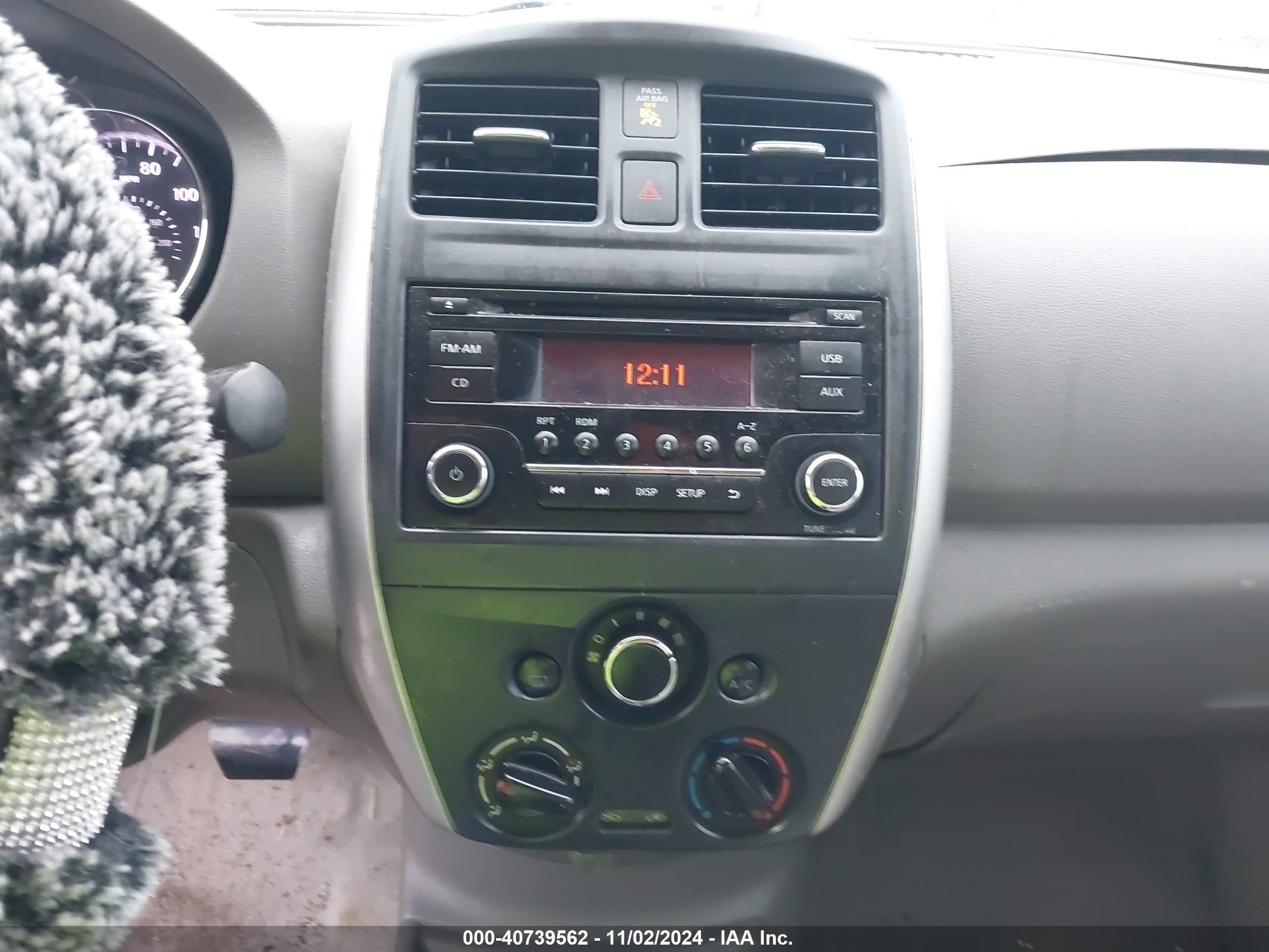 2015 Nissan Versa 1.6 Sv White vin: 3N1CN7AP6FL871292