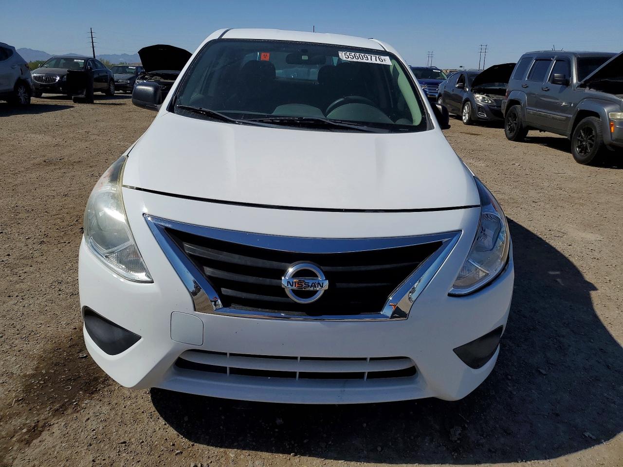 2015 Nissan Versa 1.6 S Plus White vin: 3N1CN7AP6FL890568