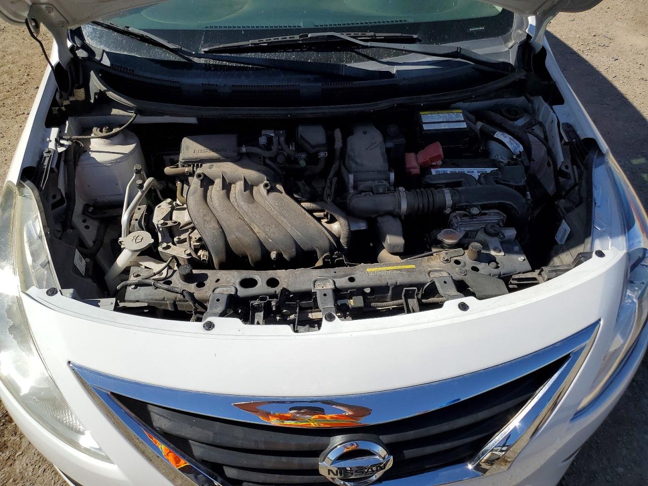 2015 Nissan Versa 1.6 S Plus White vin: 3N1CN7AP6FL890568